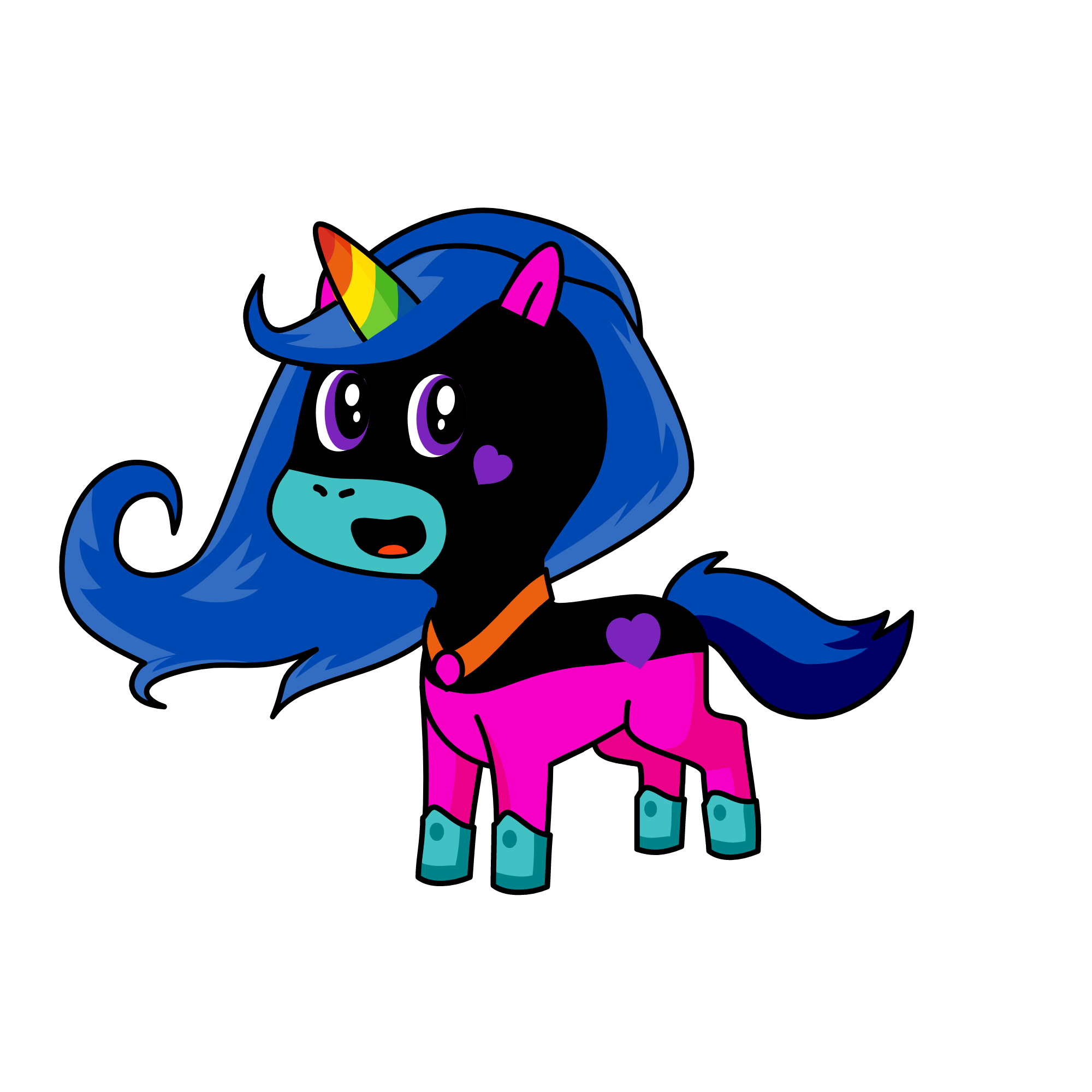 Sasha, the unicorn