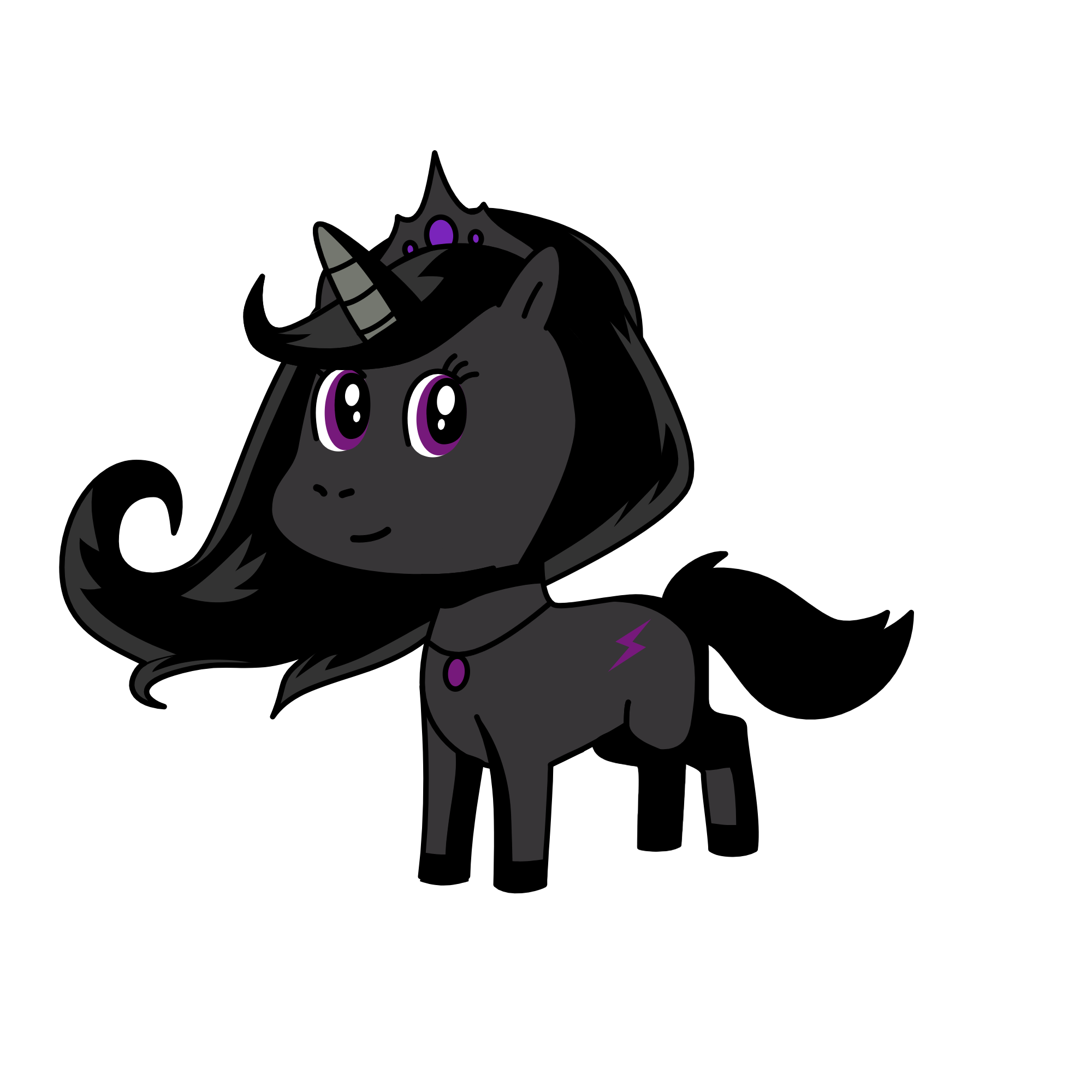 Moonlight, the unicorn