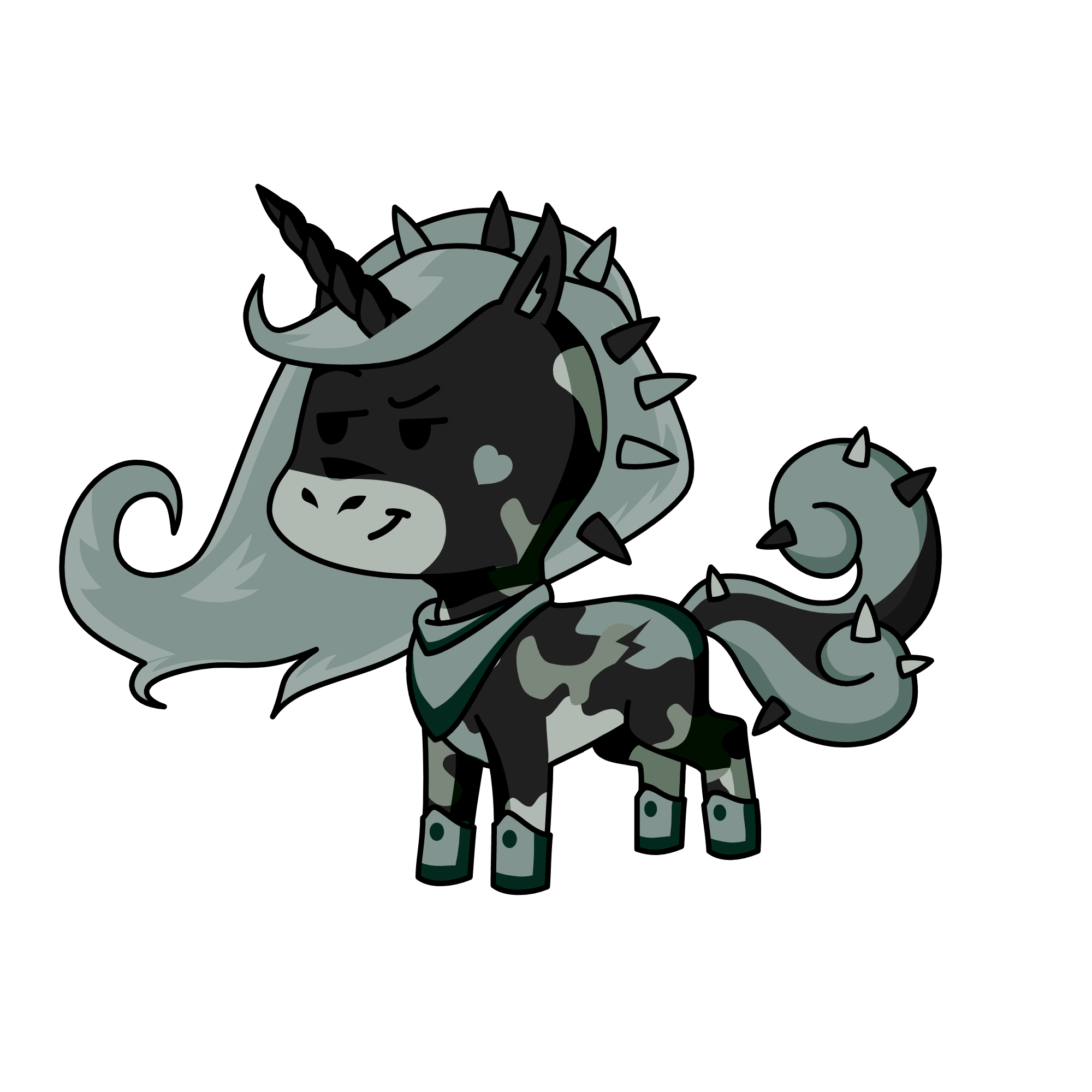 gray berry, the unicorn