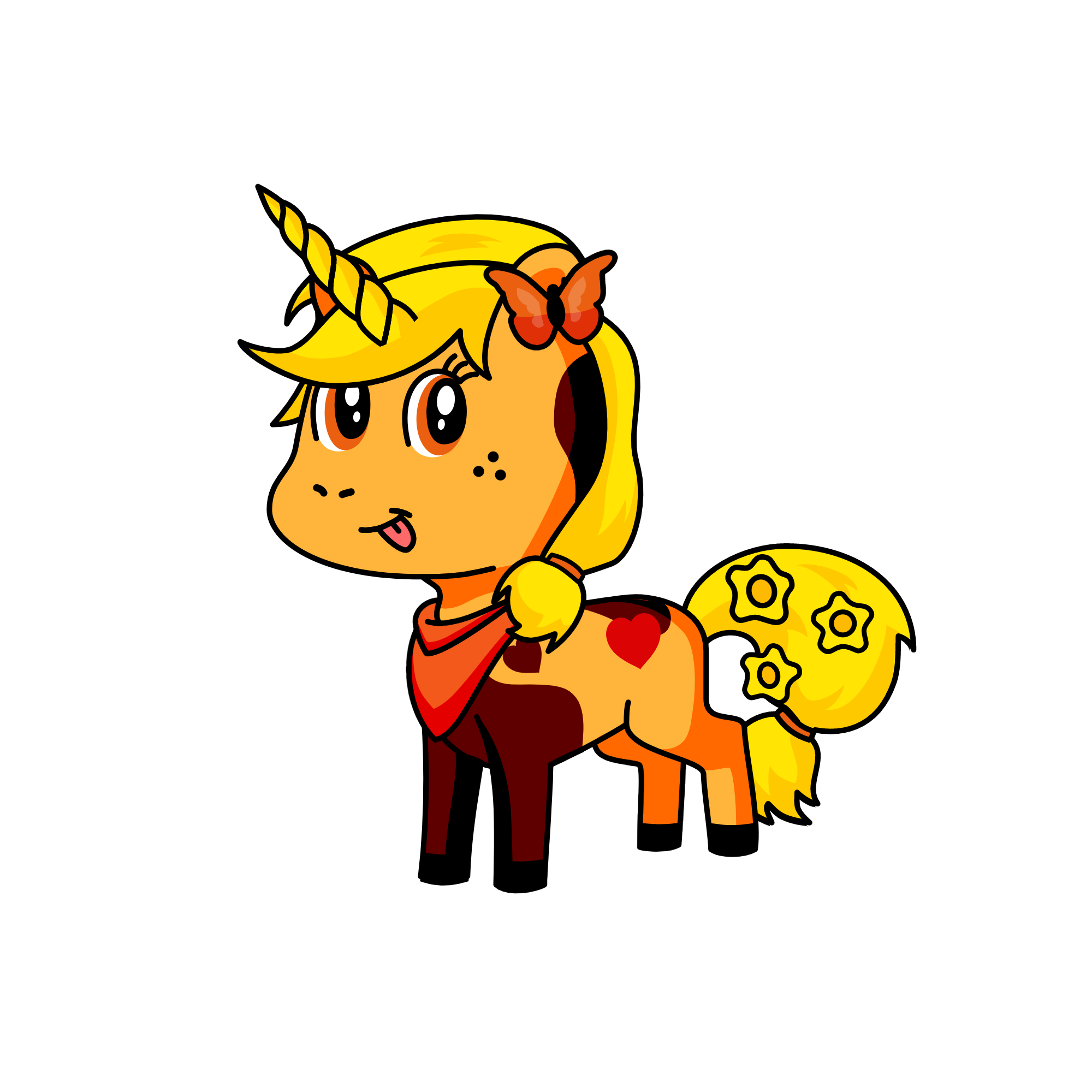 Applejack, the unicorn