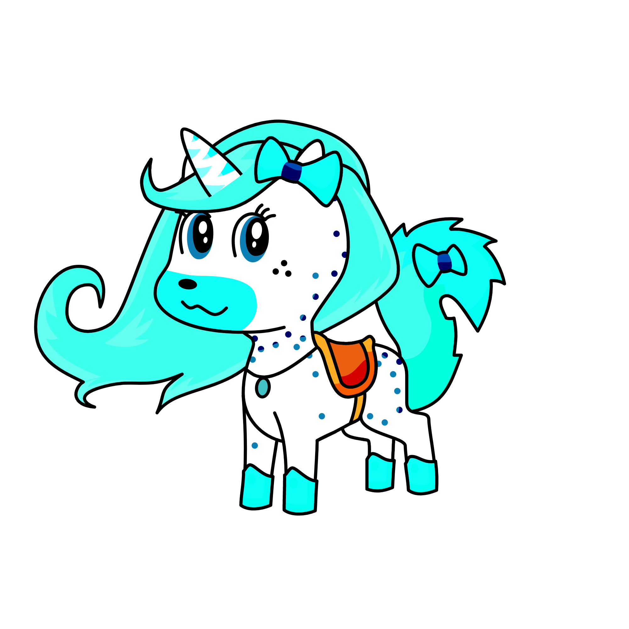 Snowfluff, the unicorn
