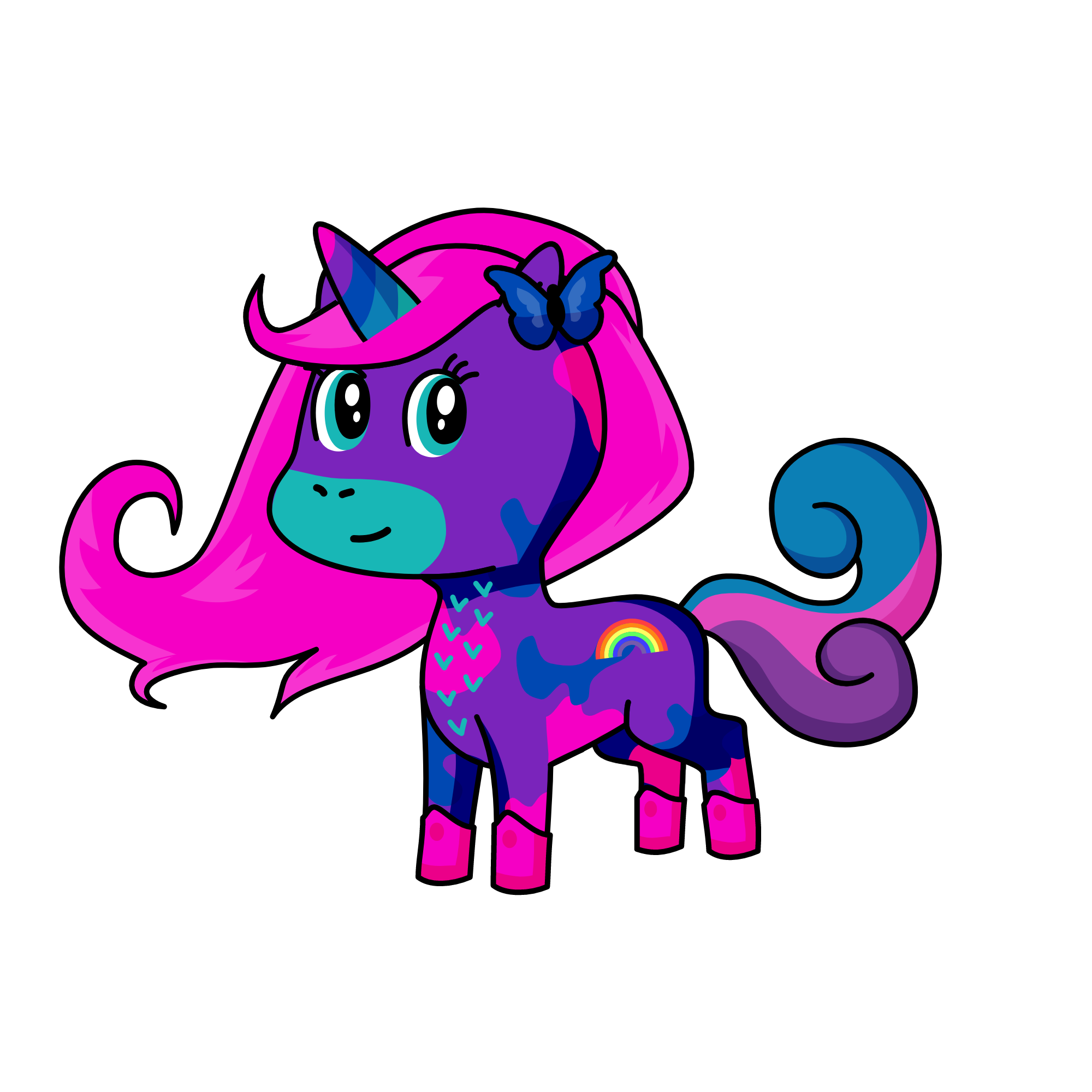 Emme, the unicorn