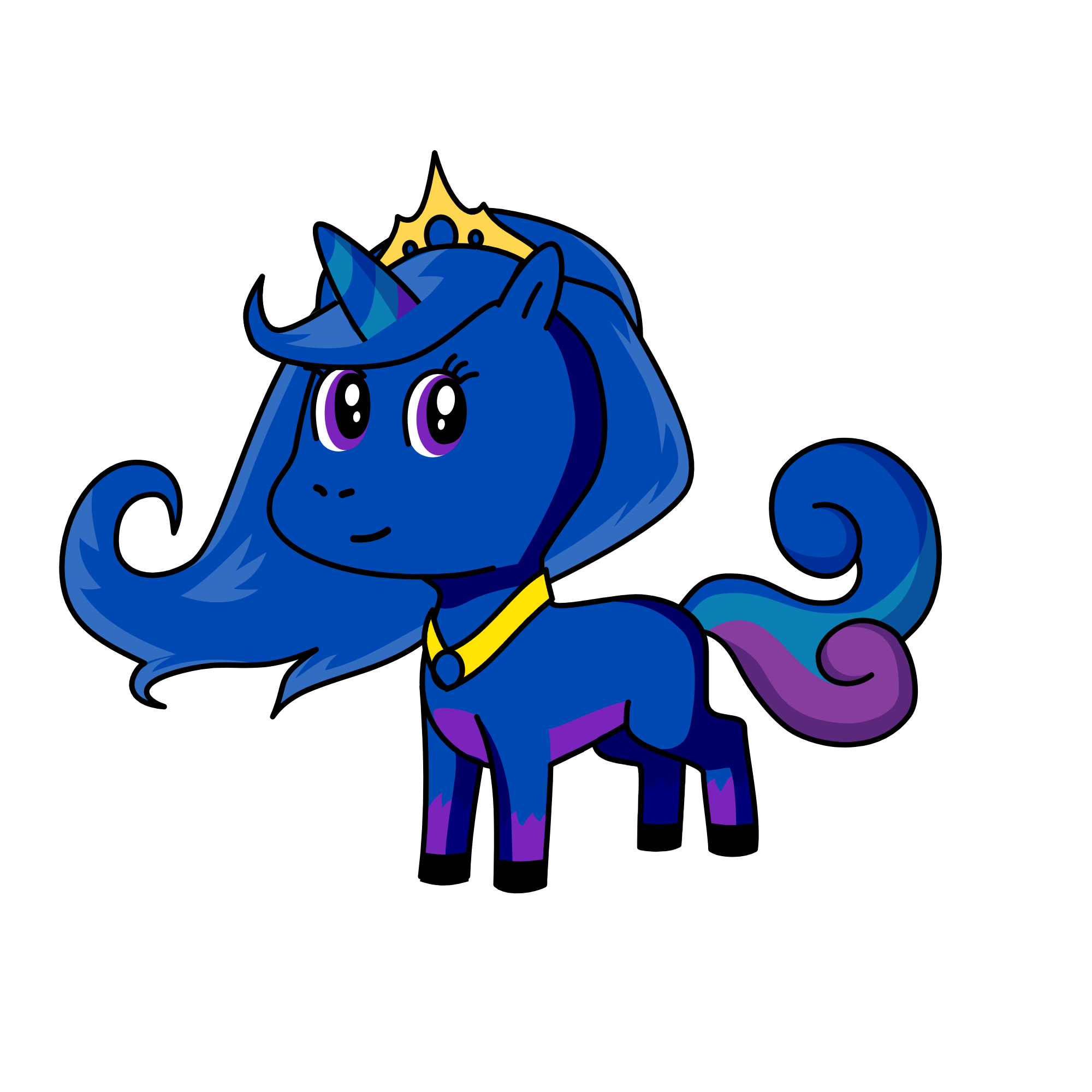 Princess Luna, the unicorn