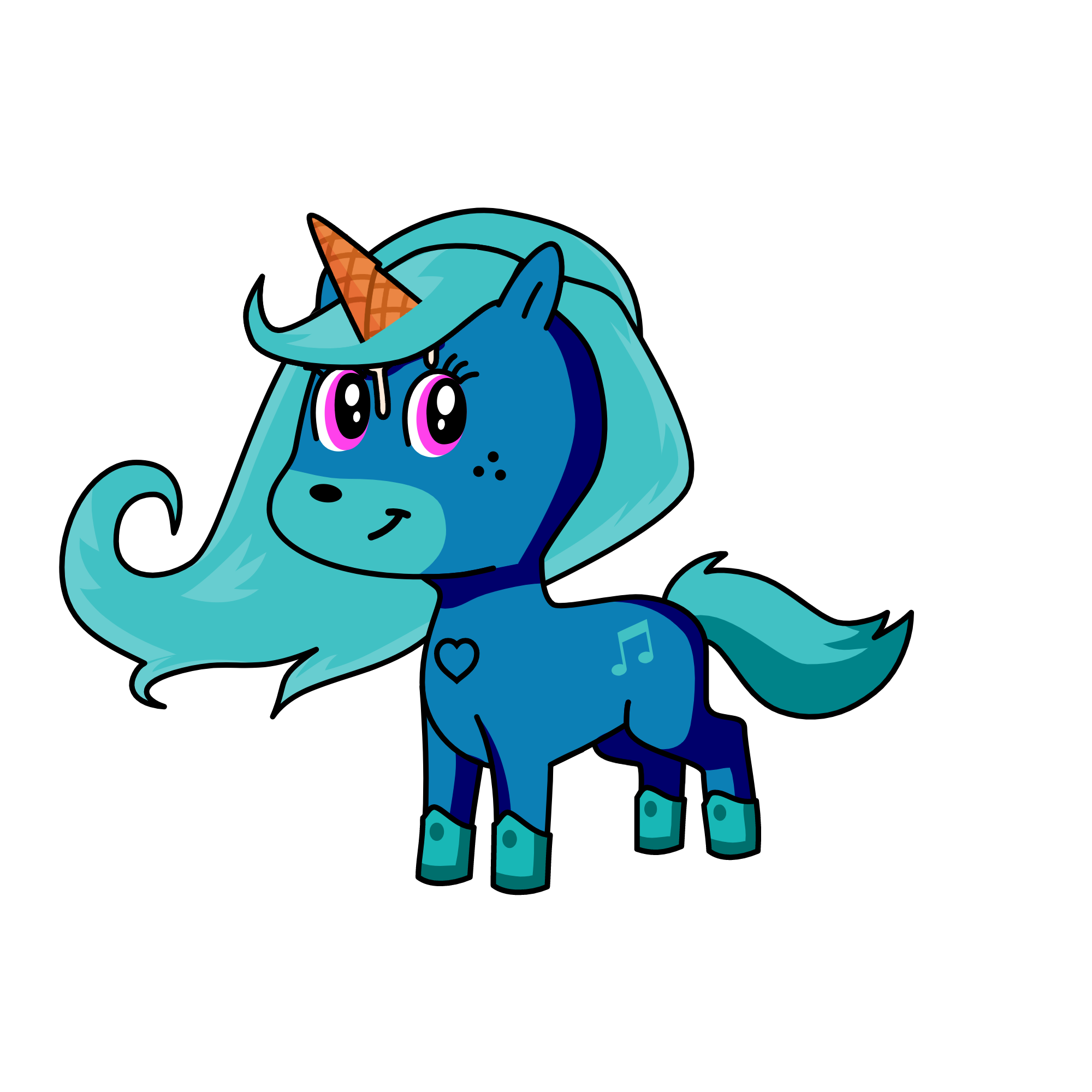 Ice Queen, the unicorn
