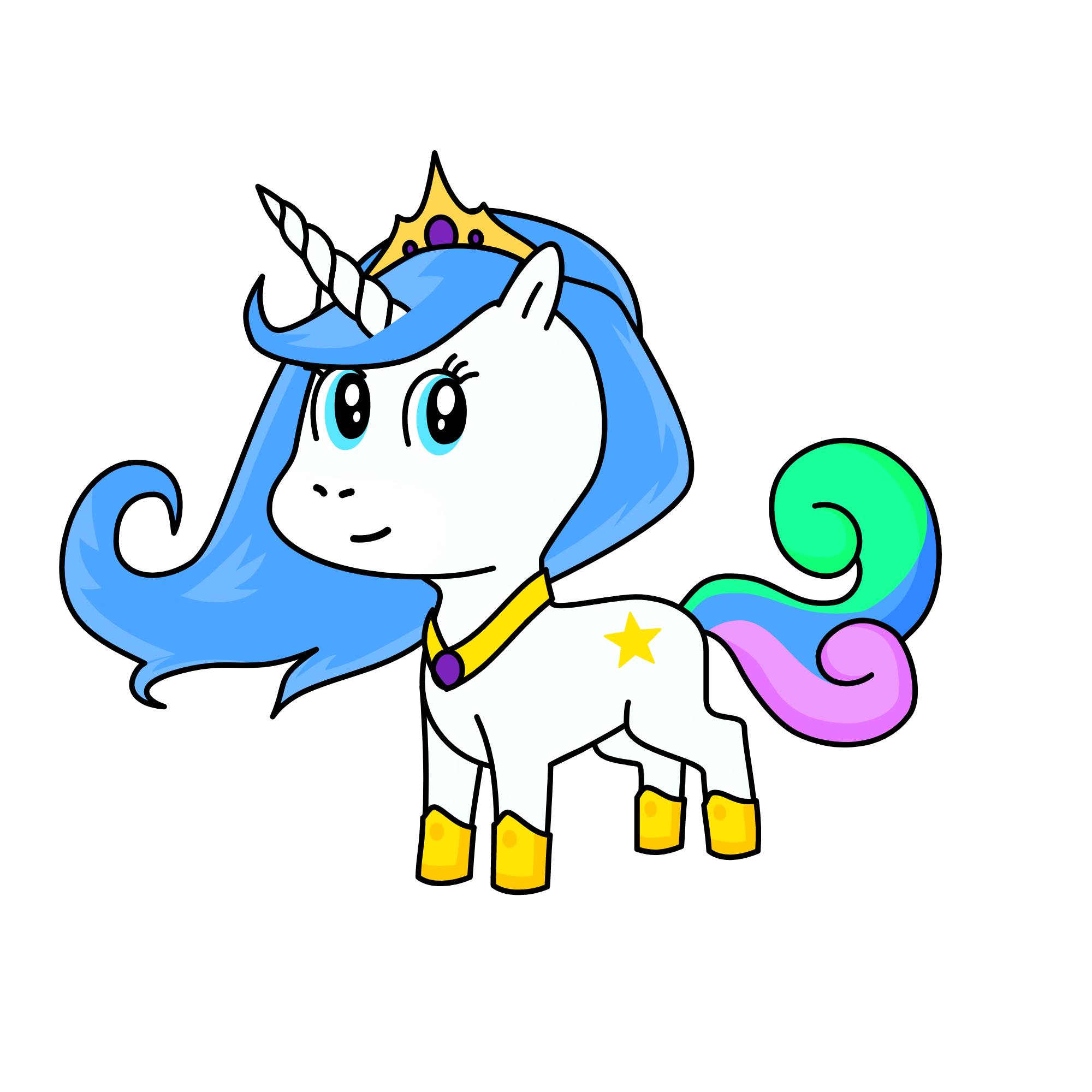 Princess Celestia (From MLP), the unicorn