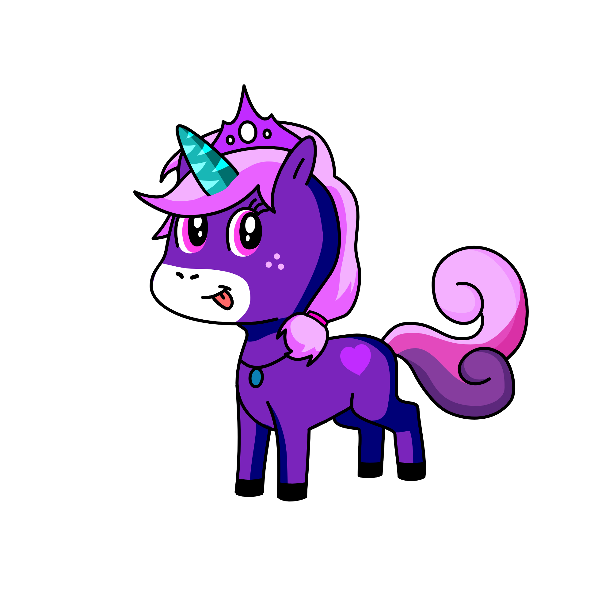 Princess Stardust, the unicorn