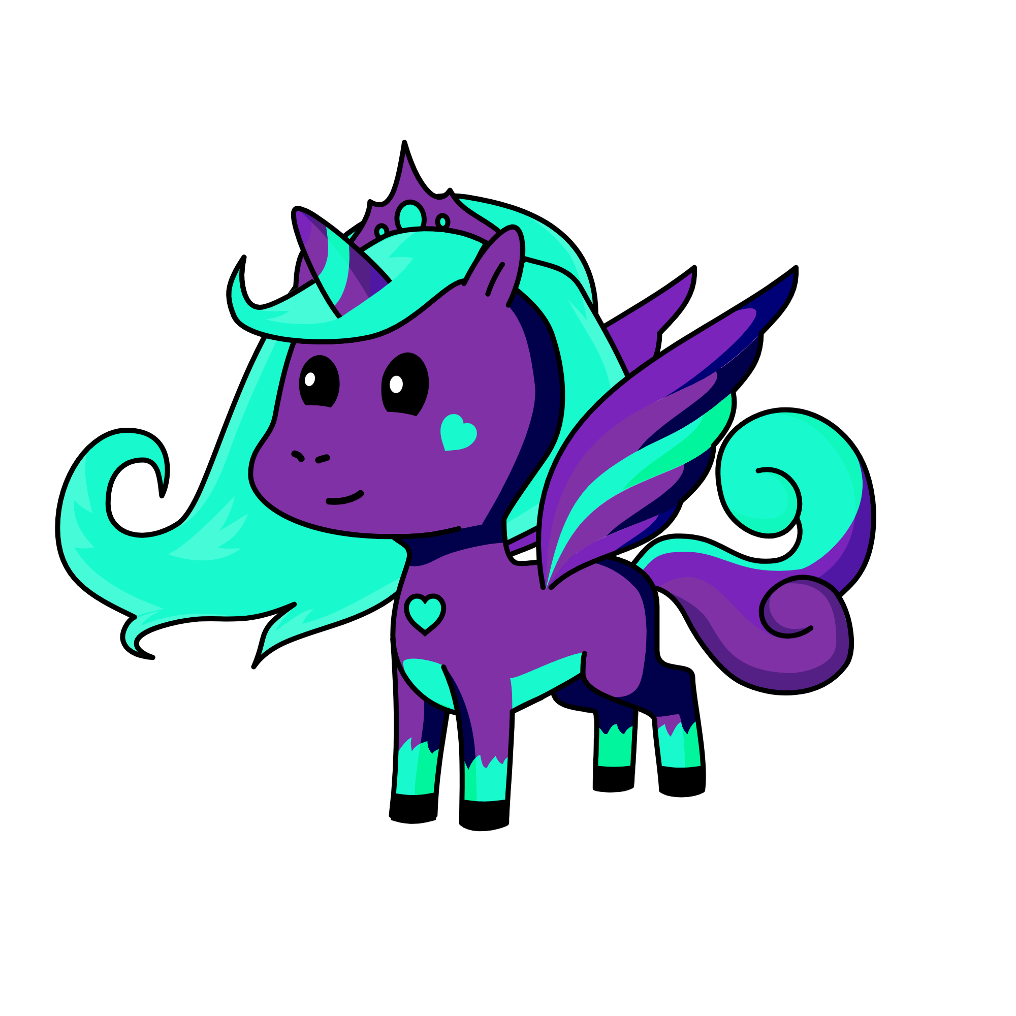 seafoam, the unicorn