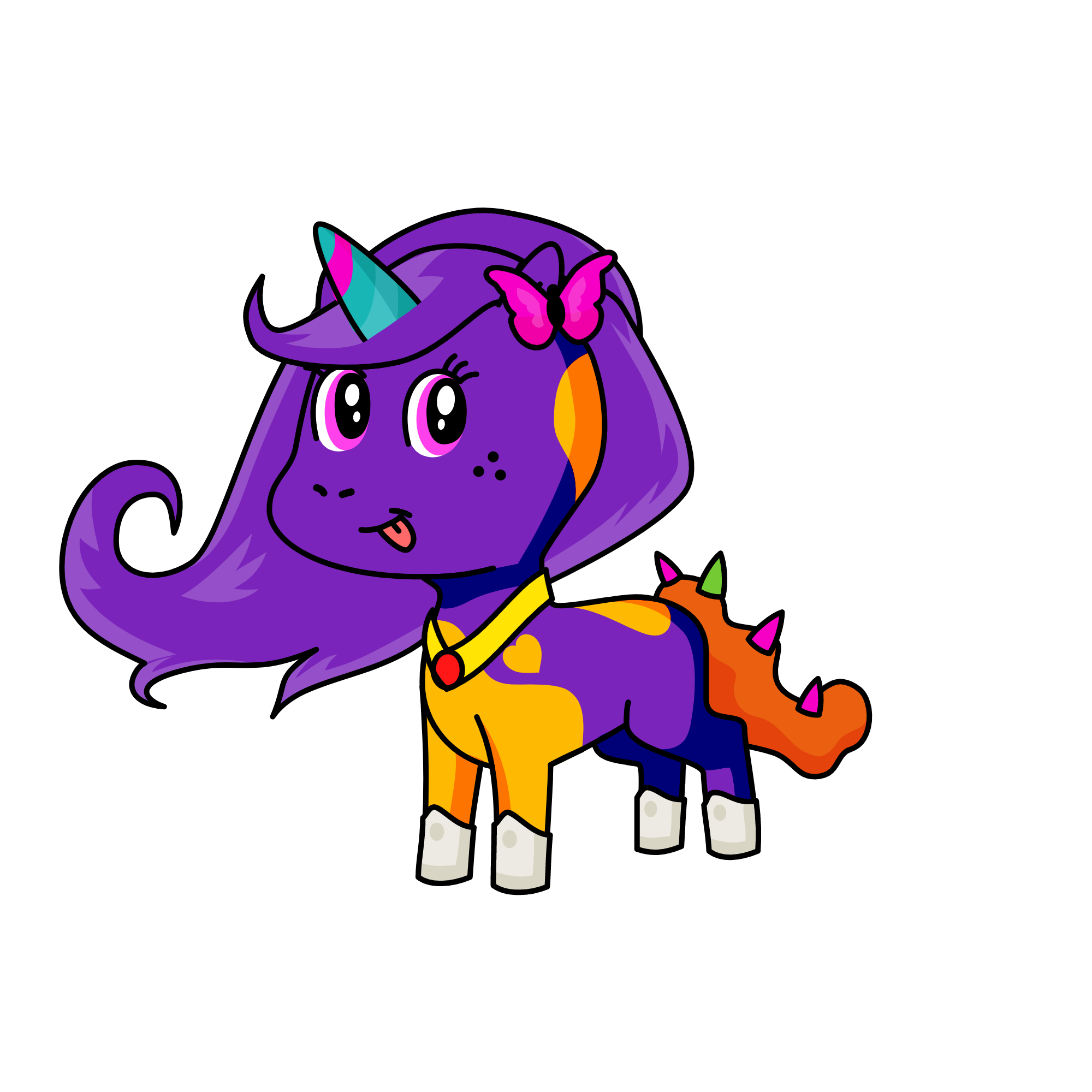 happy, the unicorn