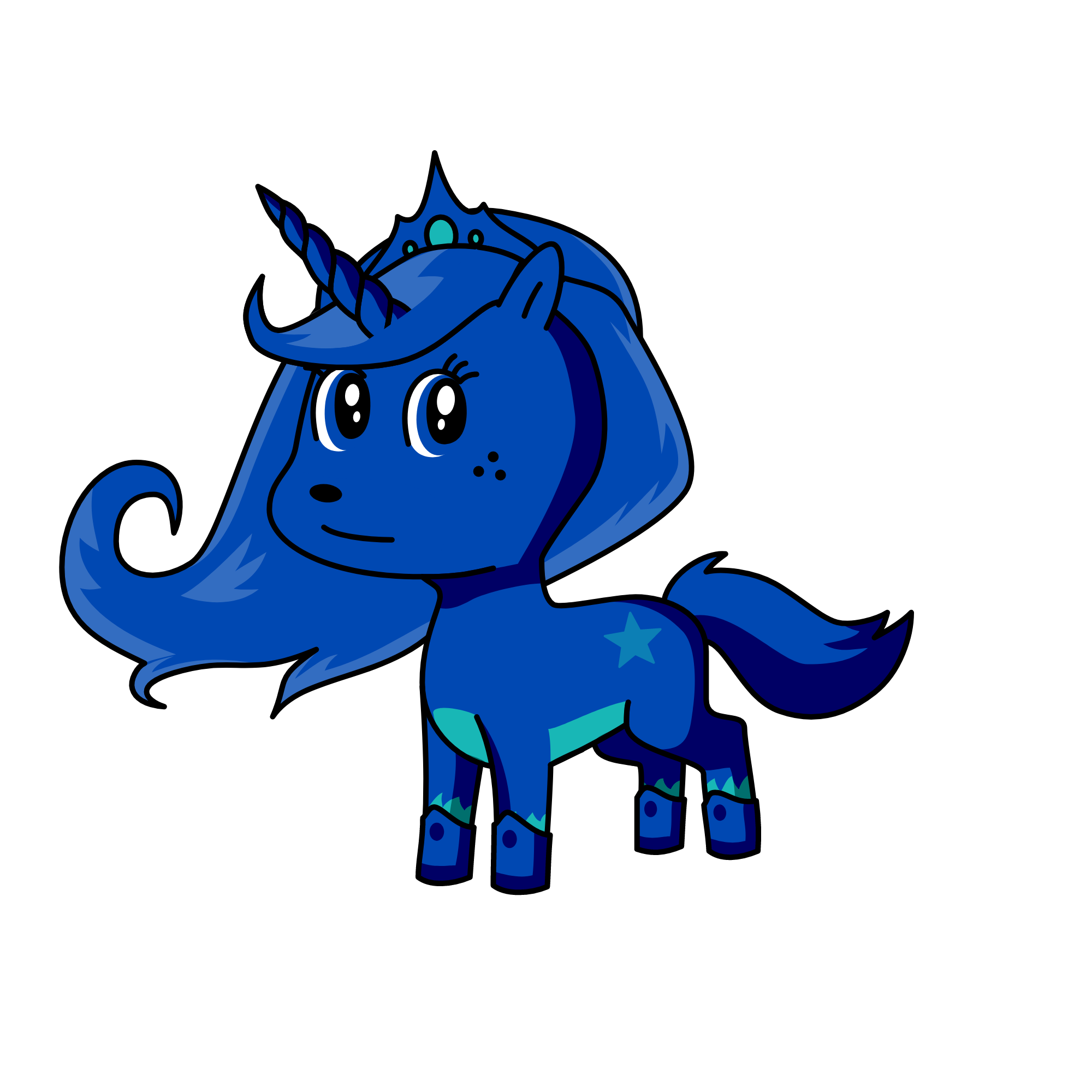 Luna, the unicorn