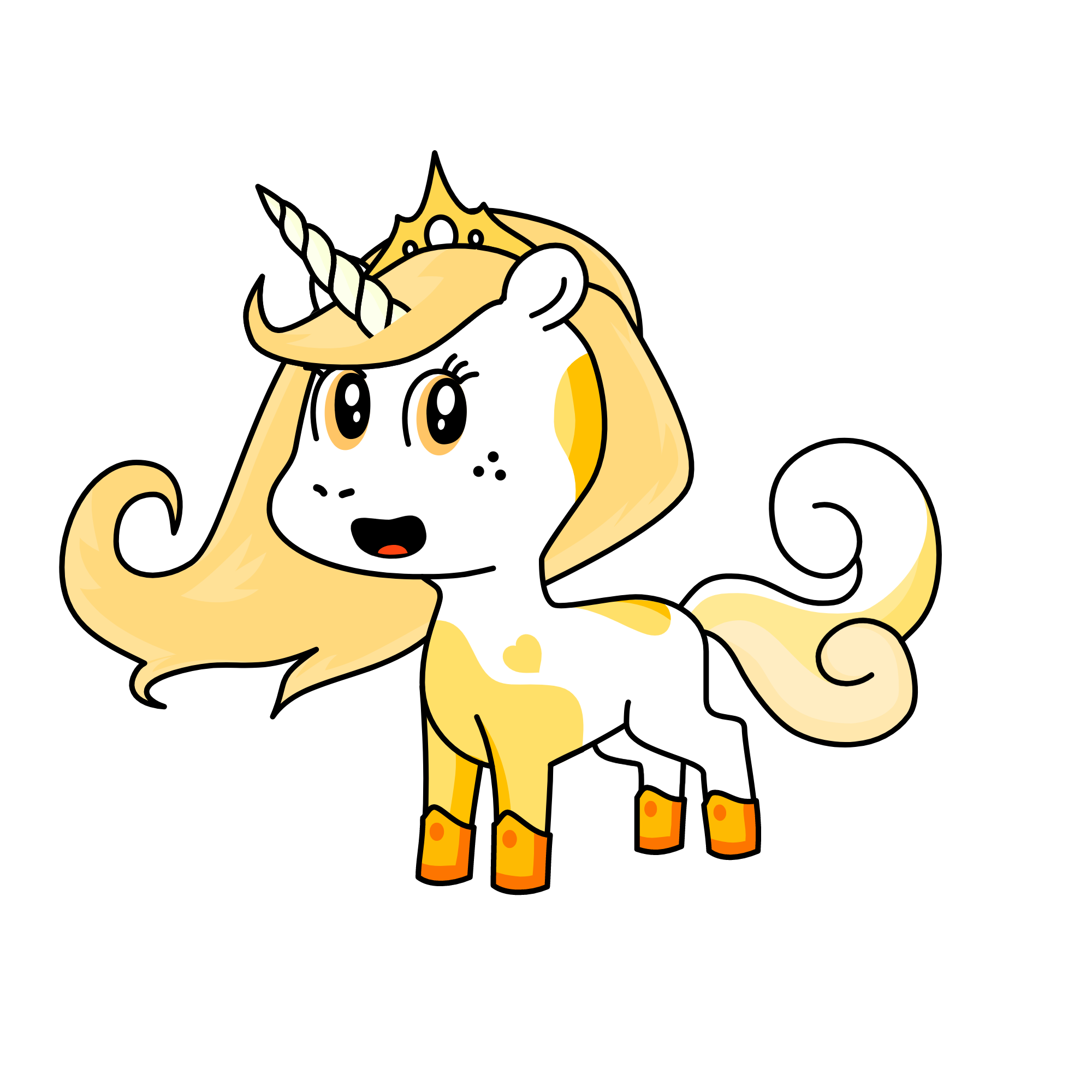 orange creamsicle, the unicorn