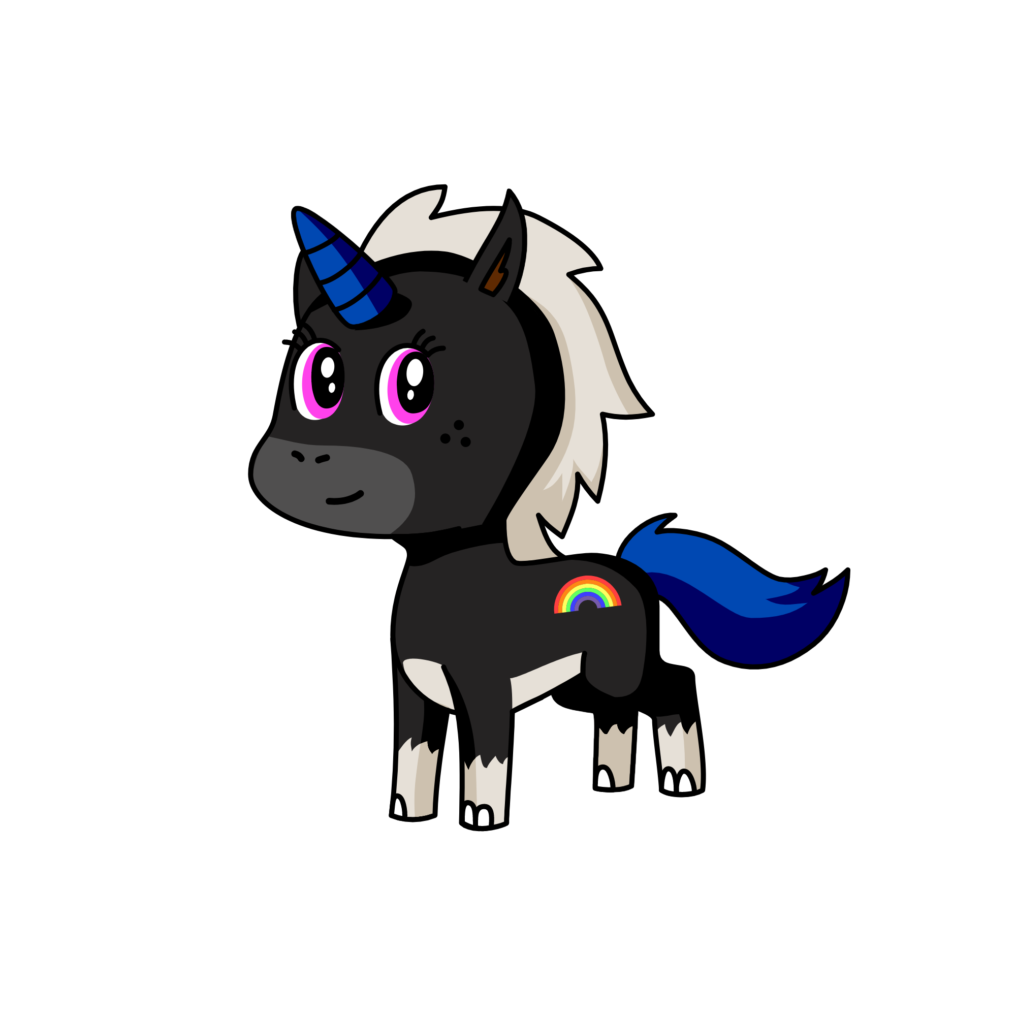 llegua en la luna, the unicorn