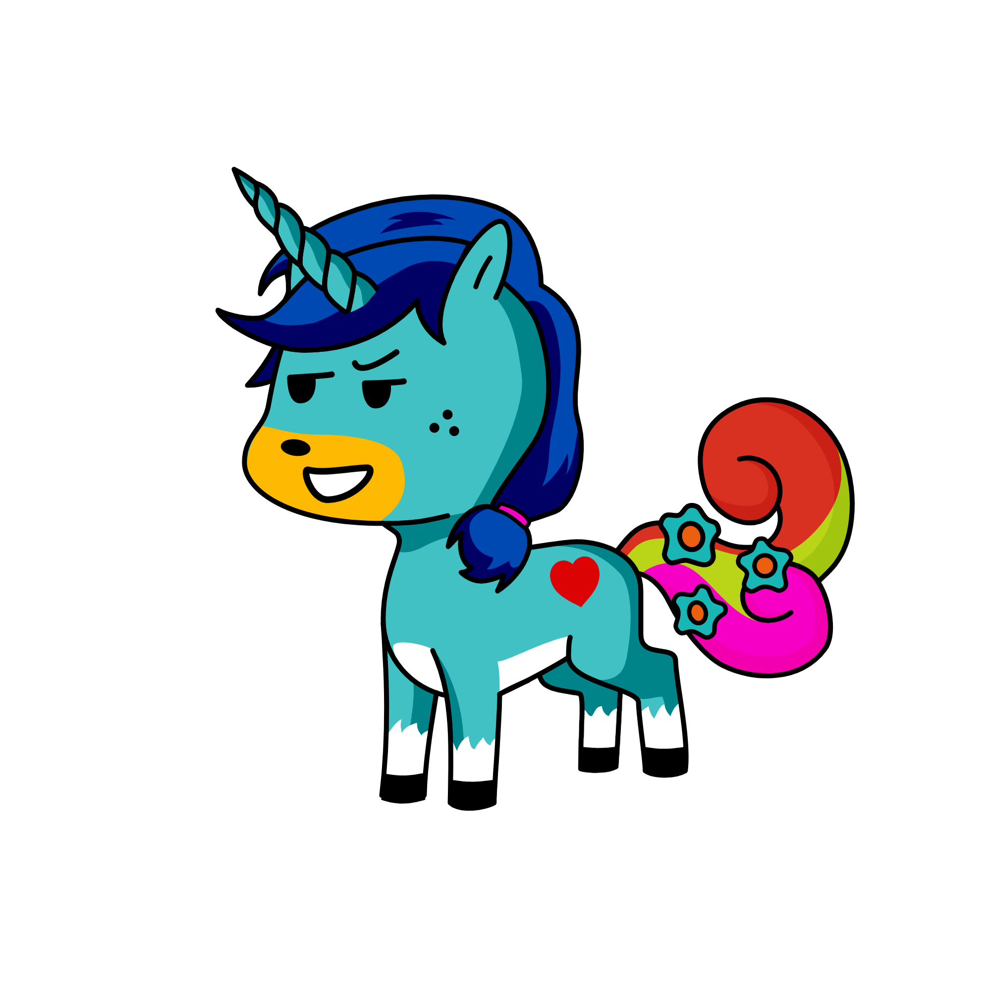 YOUR AN IDIOT, the unicorn