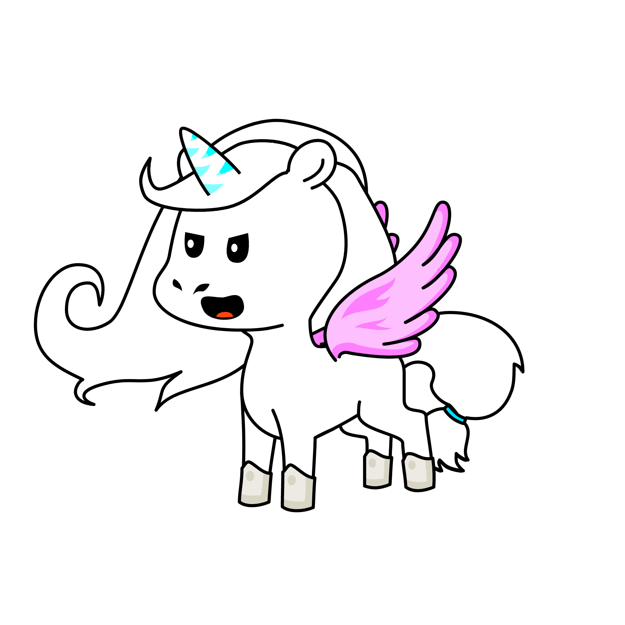 FUCK YOU ALL HAHA, the unicorn