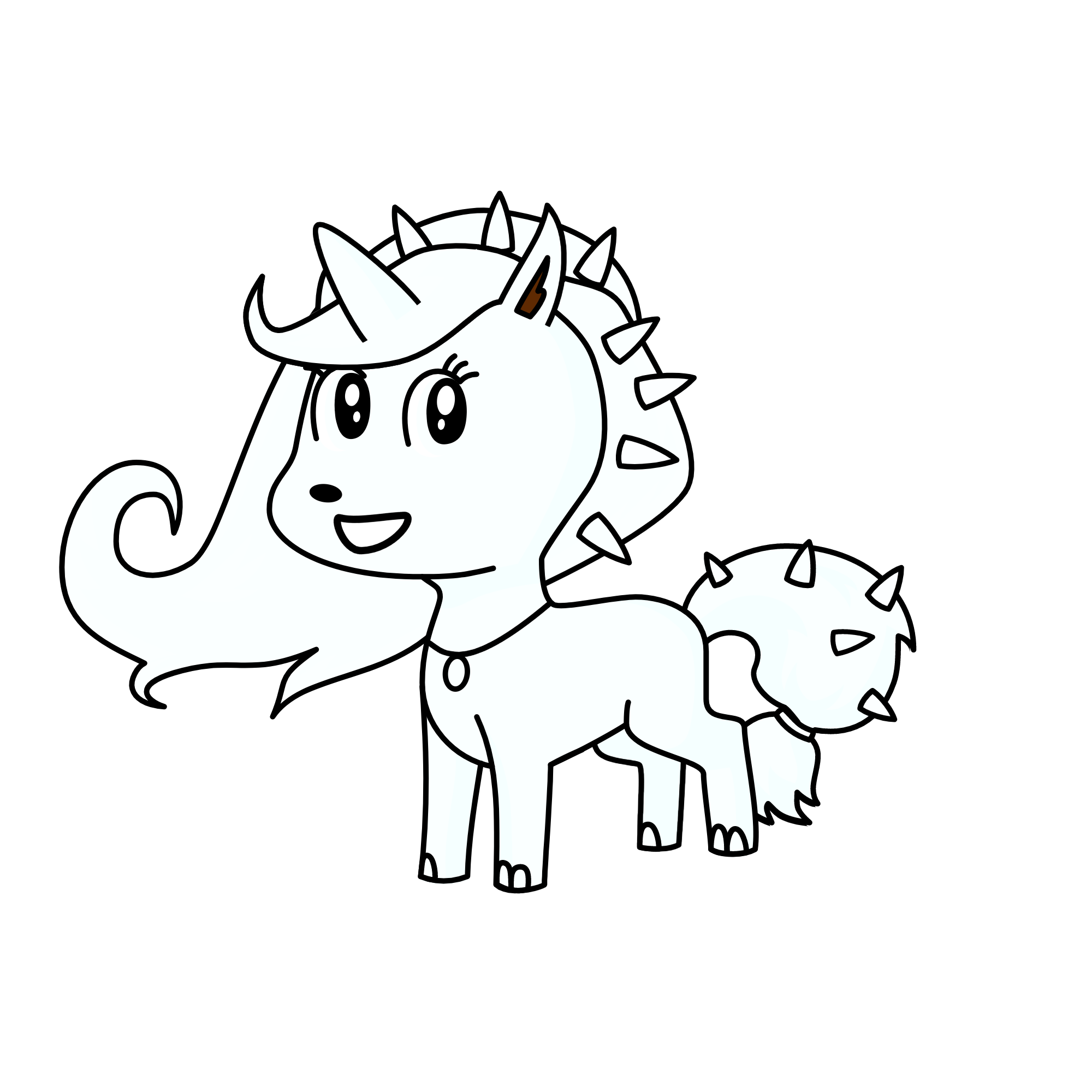 Snowy, the unicorn