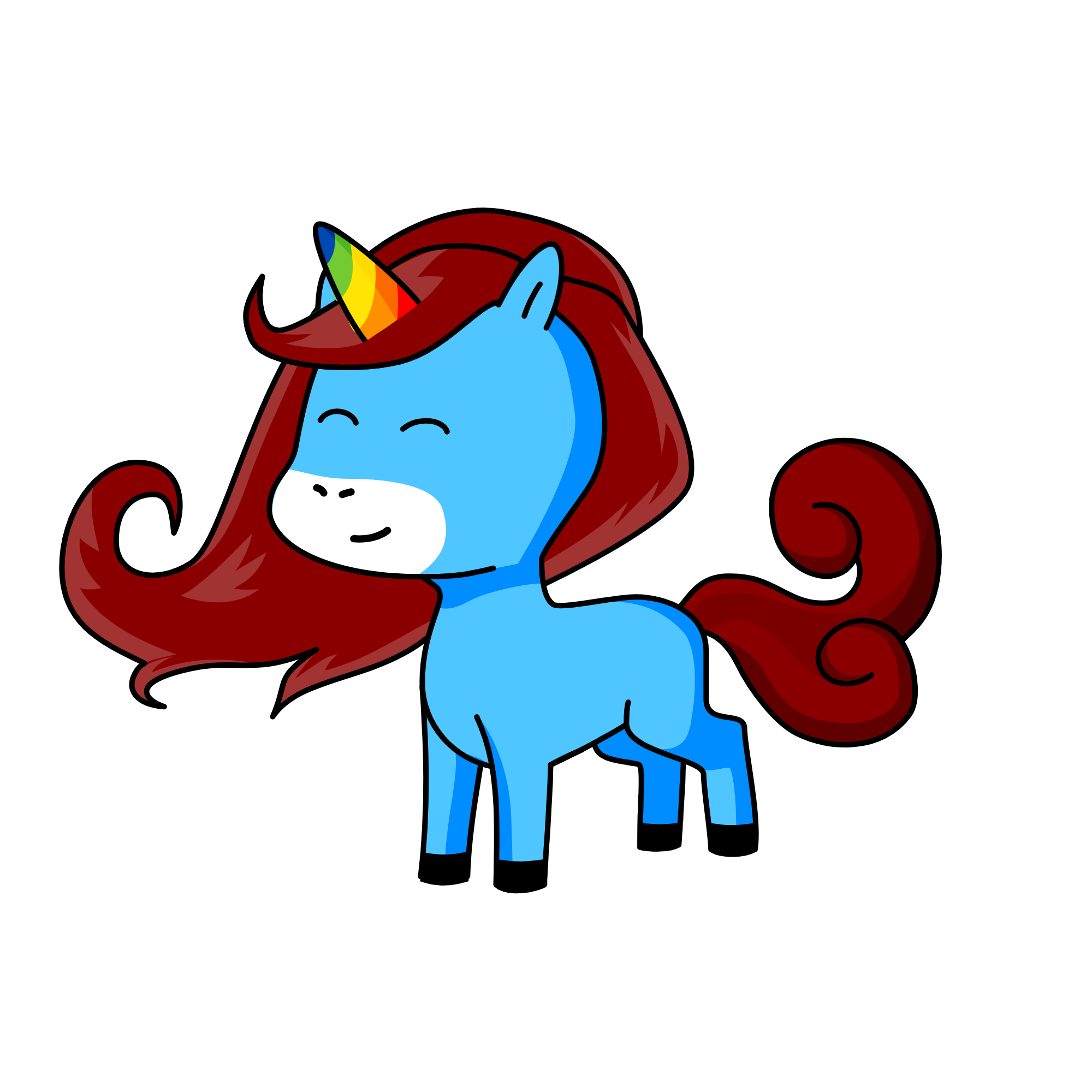 going, the unicorn