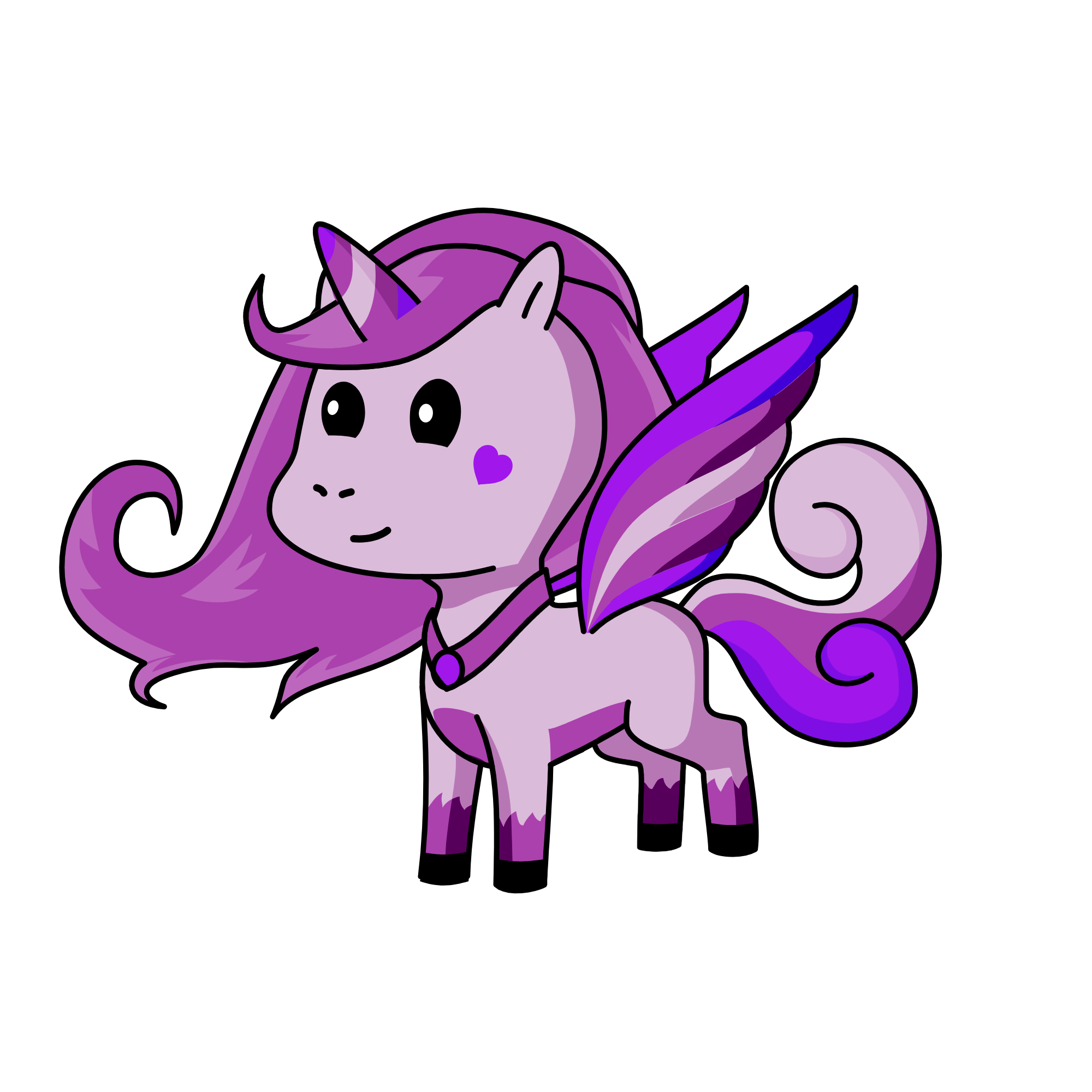 lavender, the unicorn