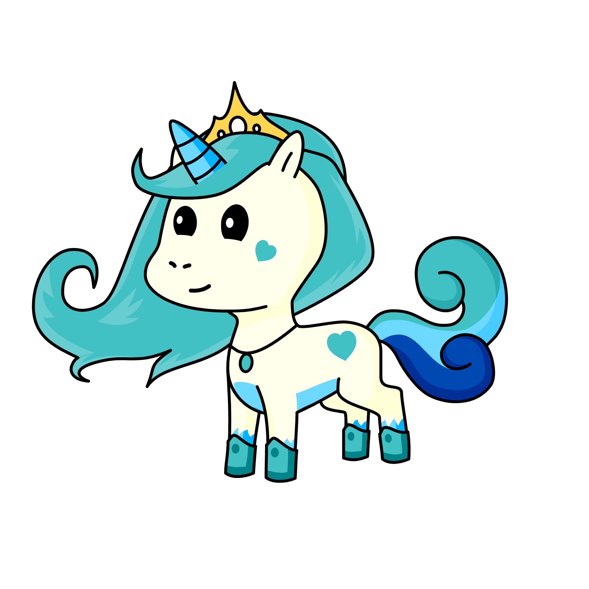 Snow White, the unicorn