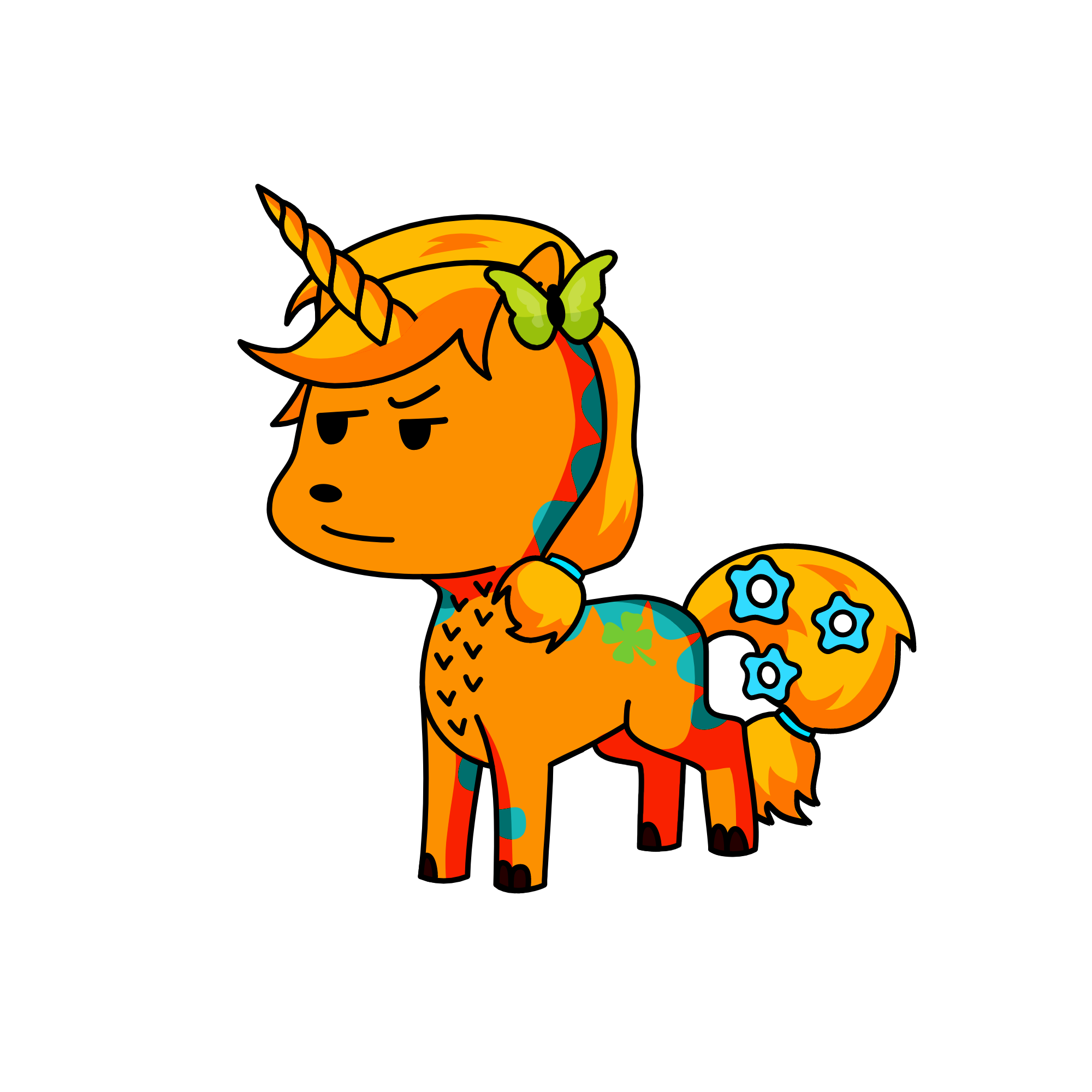 Evergreen, the unicorn