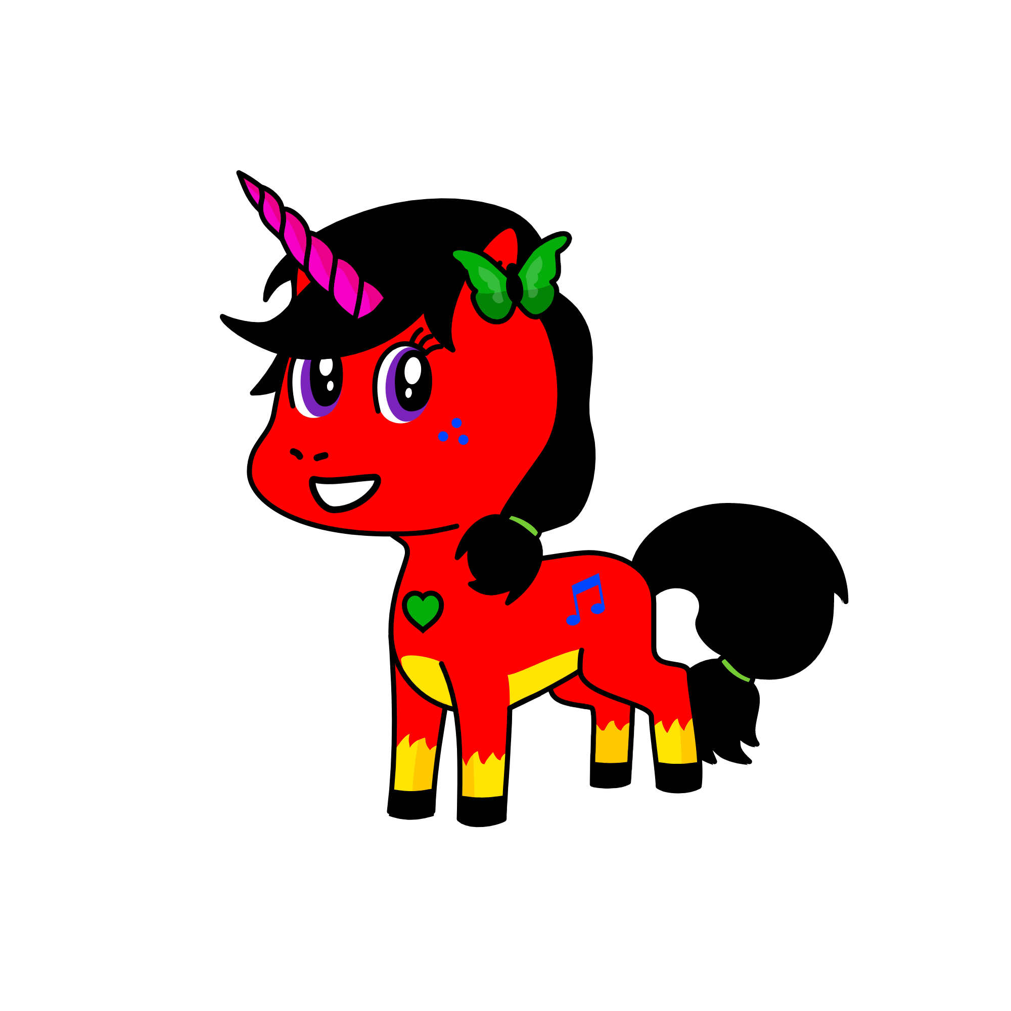 queen nahala, the unicorn