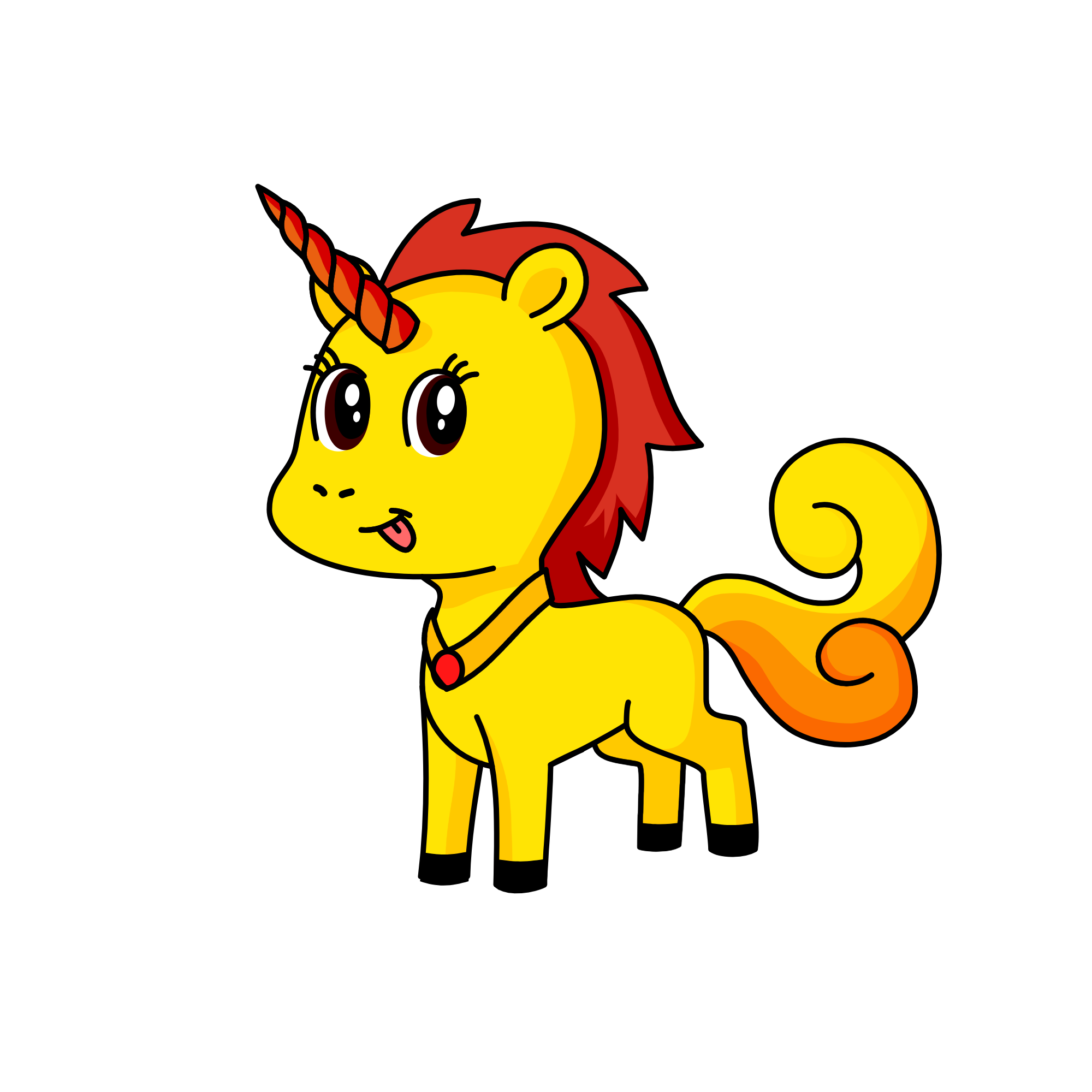Evelyn, the unicorn