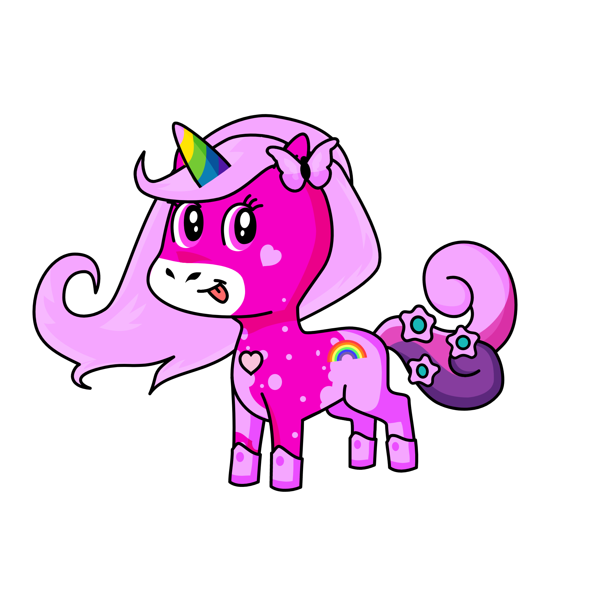 rainbow, the unicorn