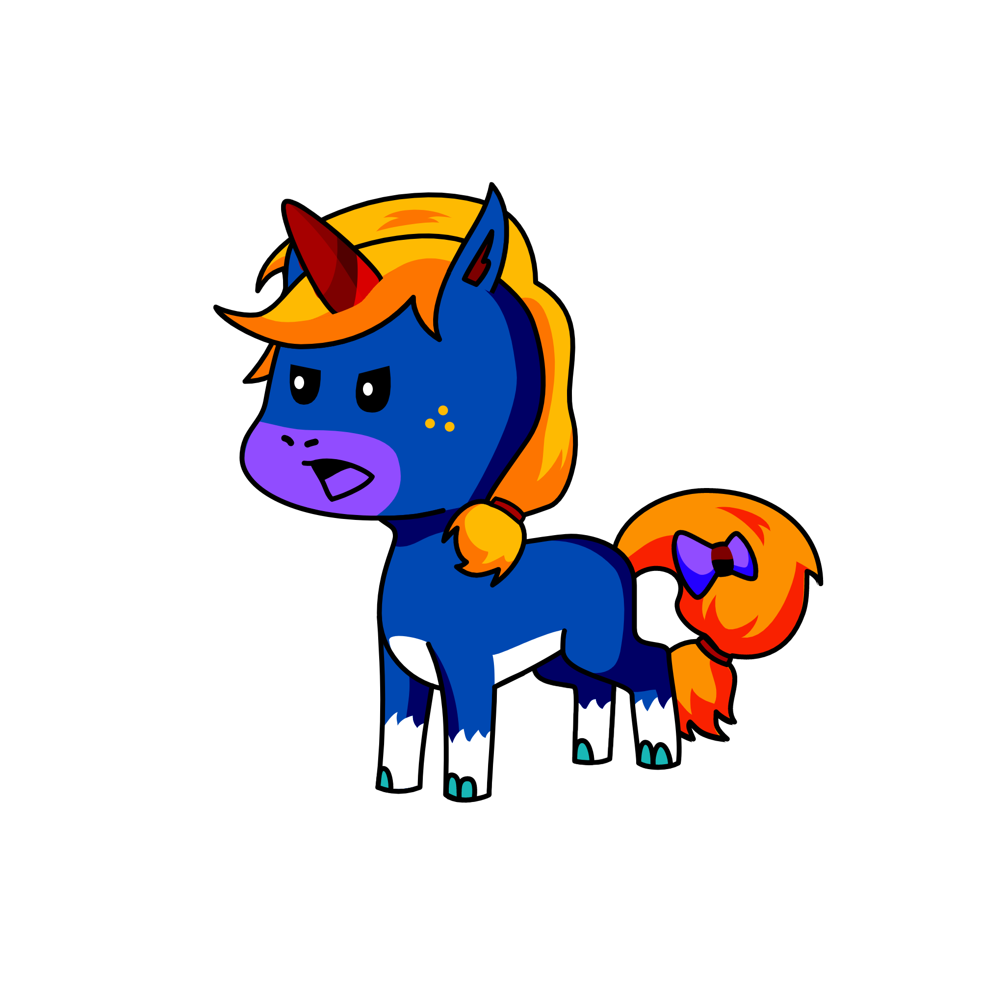 Bingo, the unicorn