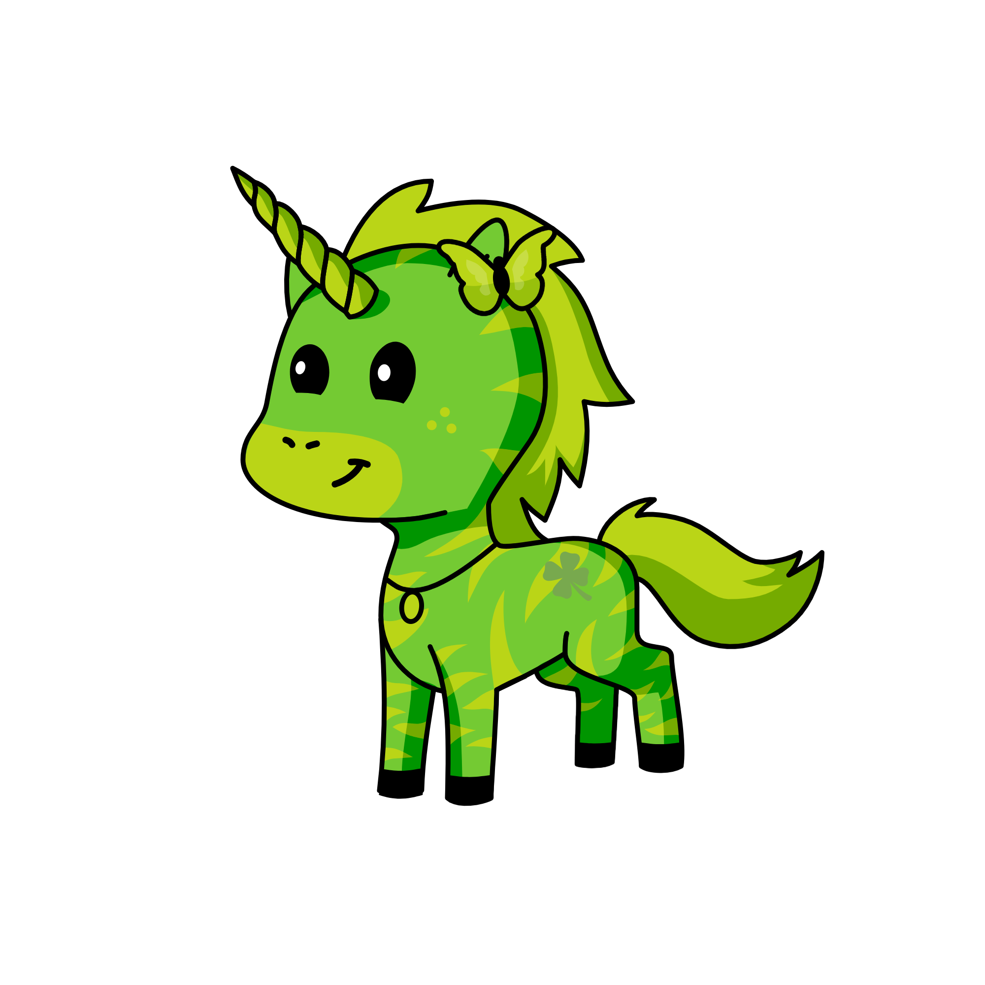 Greenheart the nature lover, the unicorn