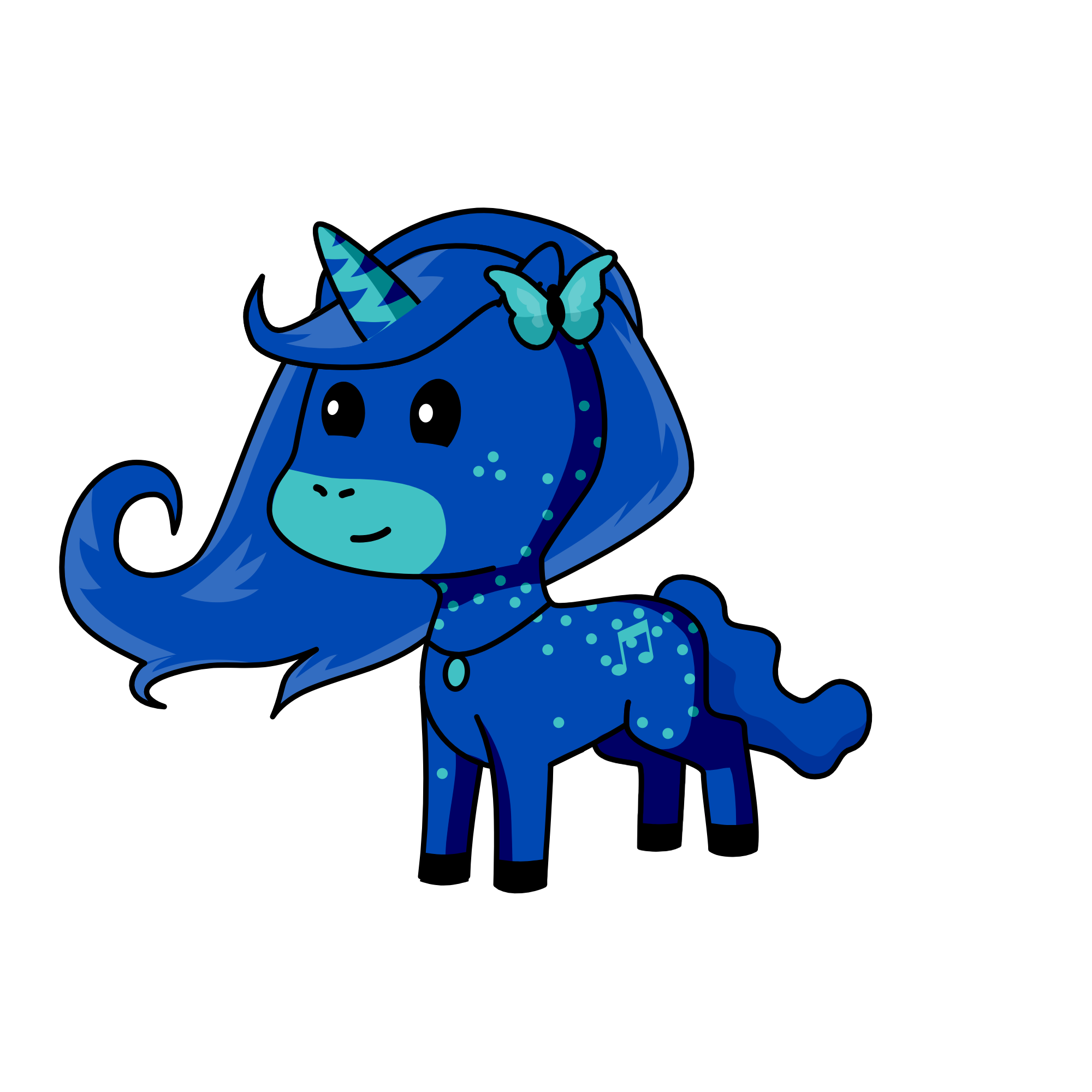 Skylar the Sky queen, the unicorn