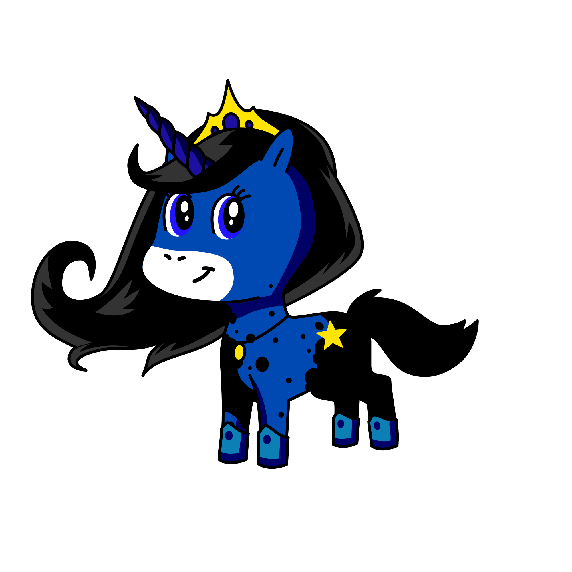 queen of night riders, the unicorn