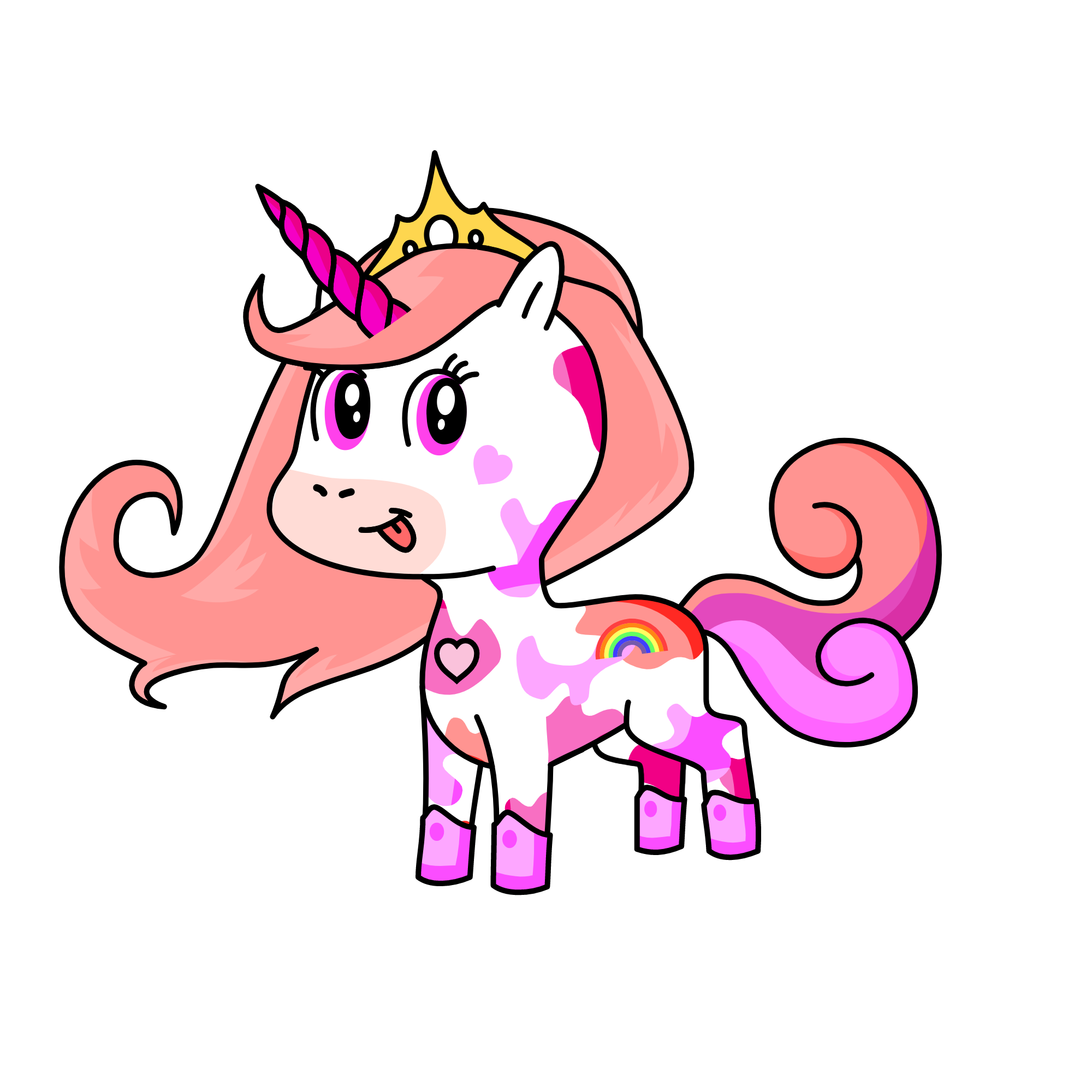 pinki =), the unicorn
