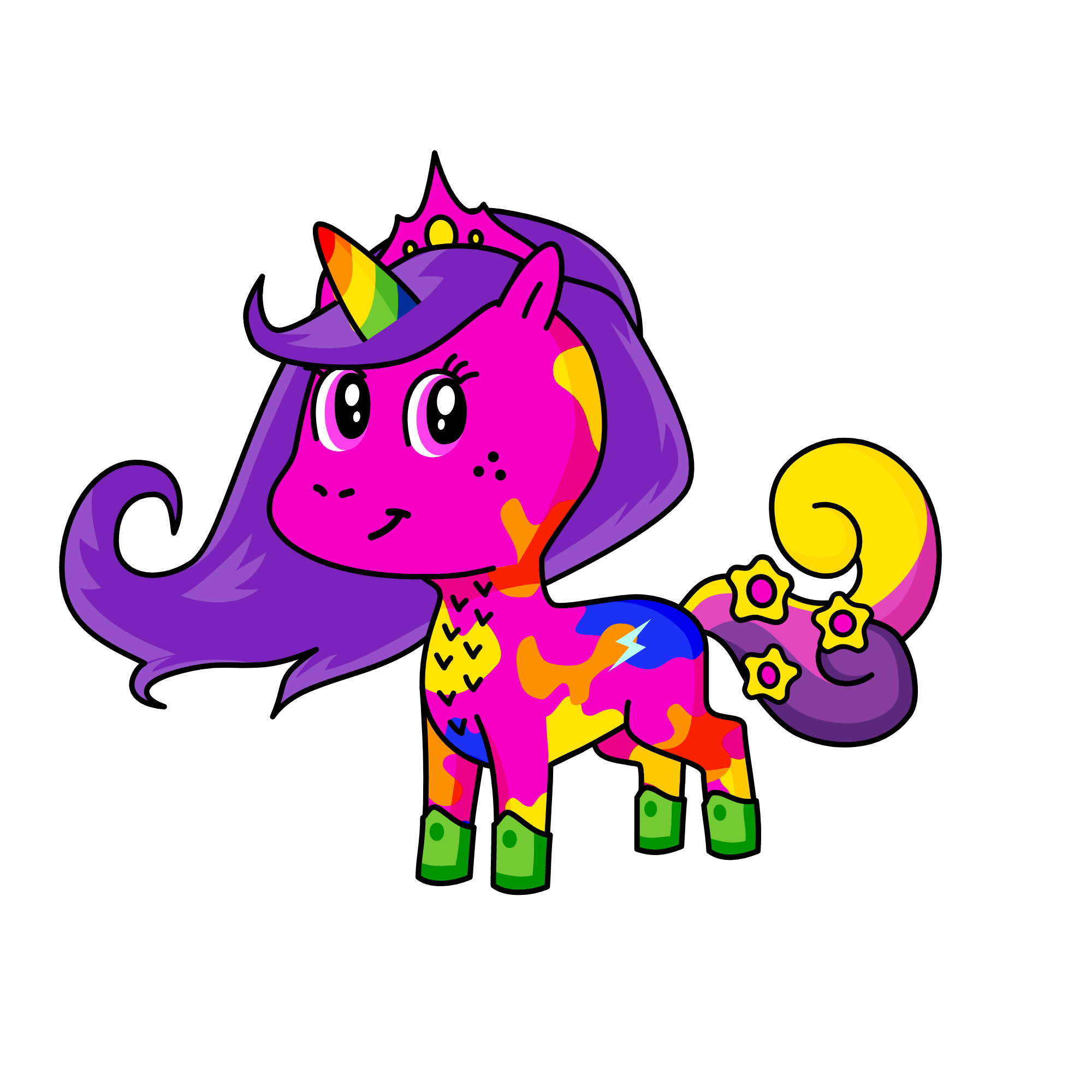 Cynthia, the unicorn