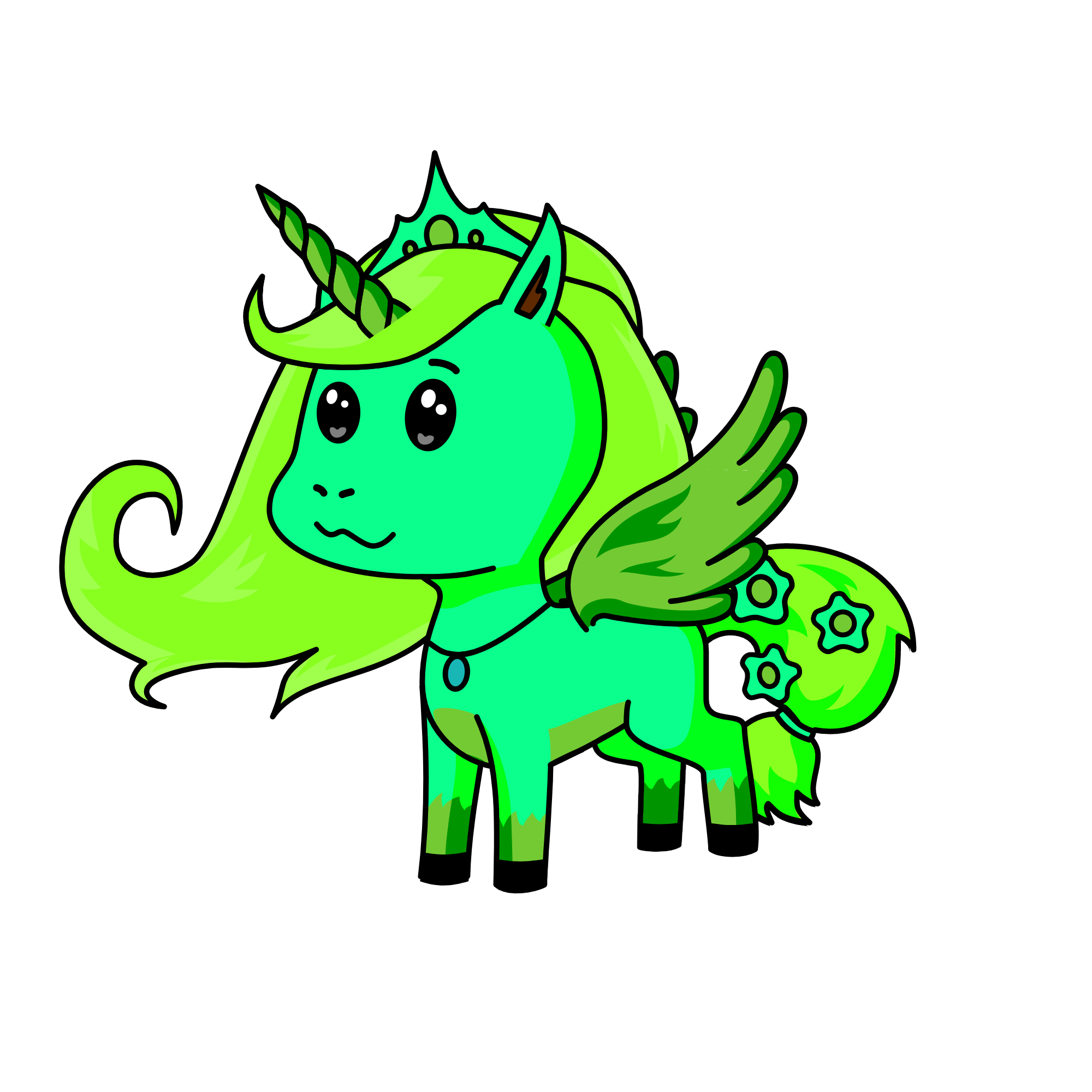 Prinsess vine, the unicorn