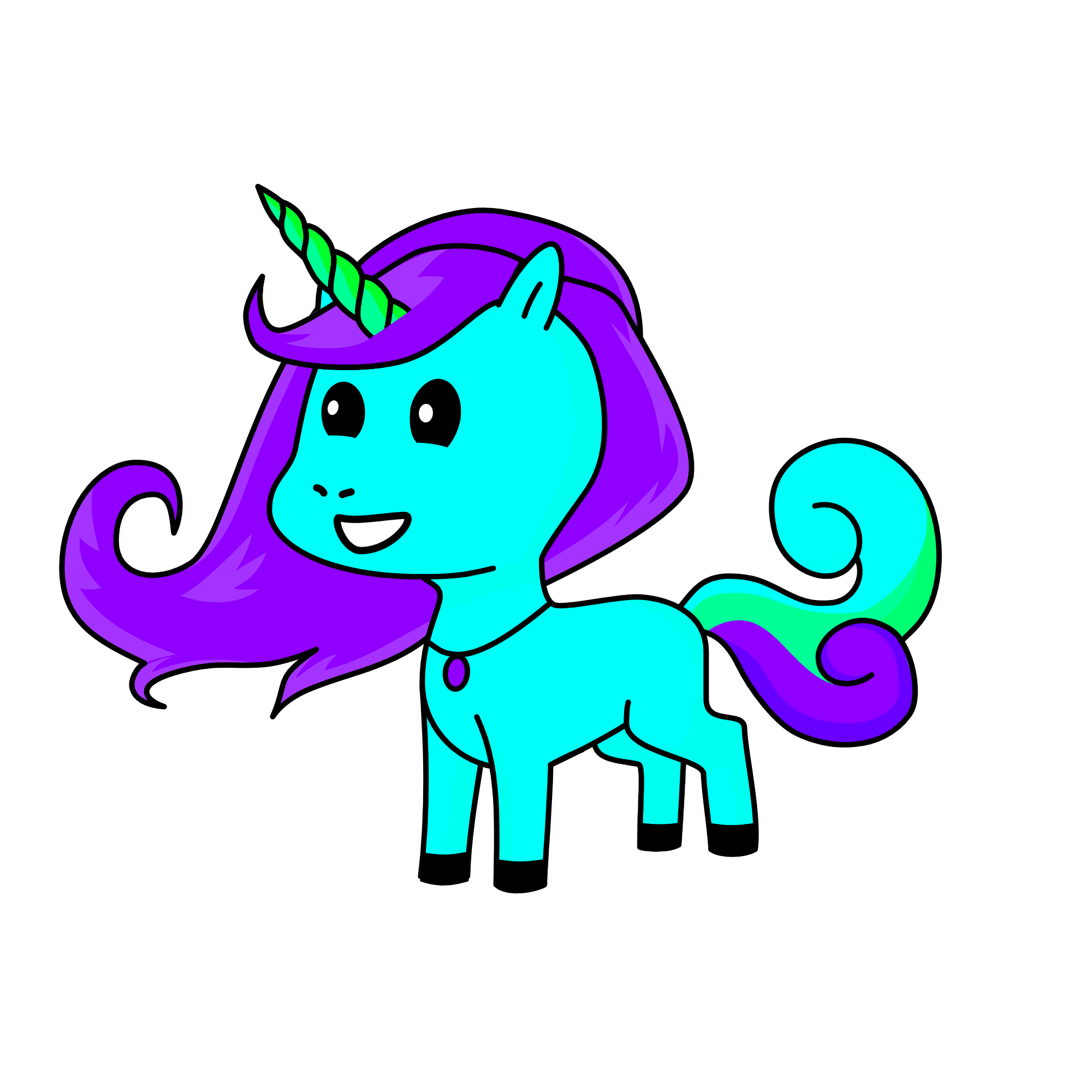 Aurora, the unicorn