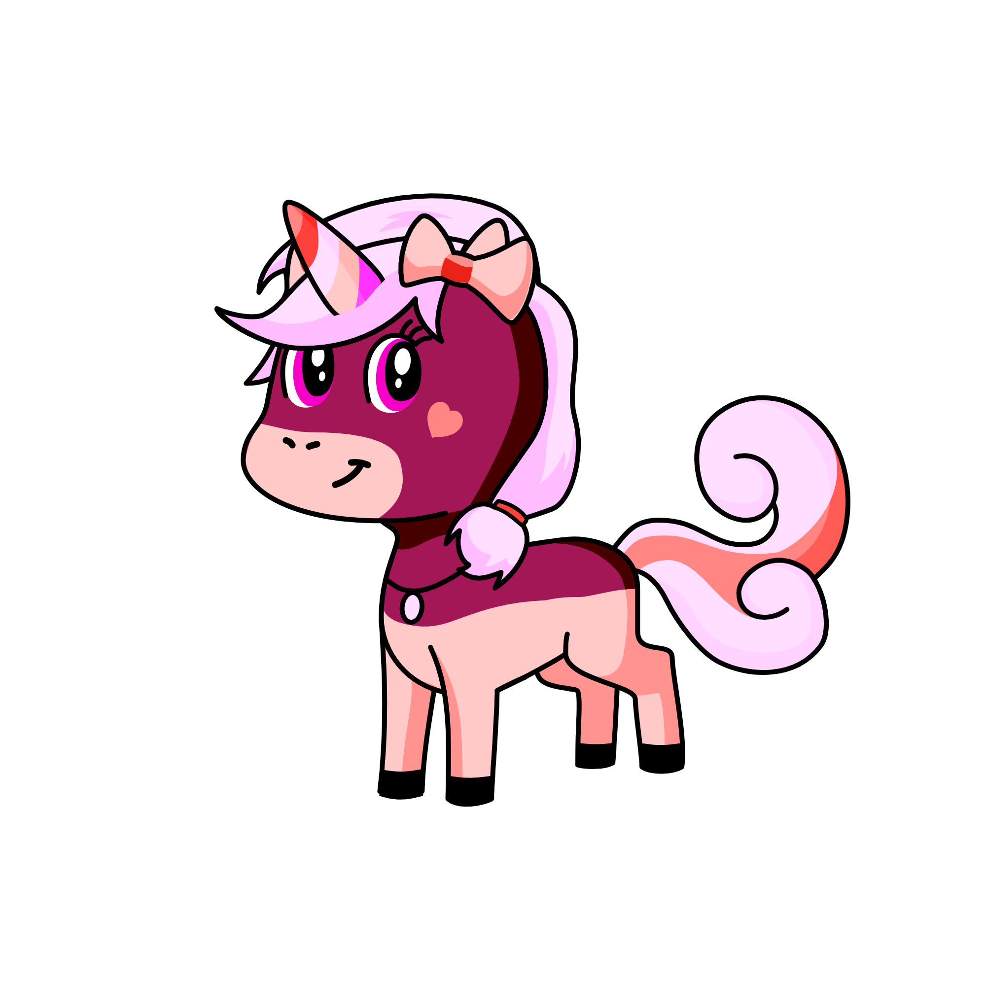 Princess Calm, the unicorn