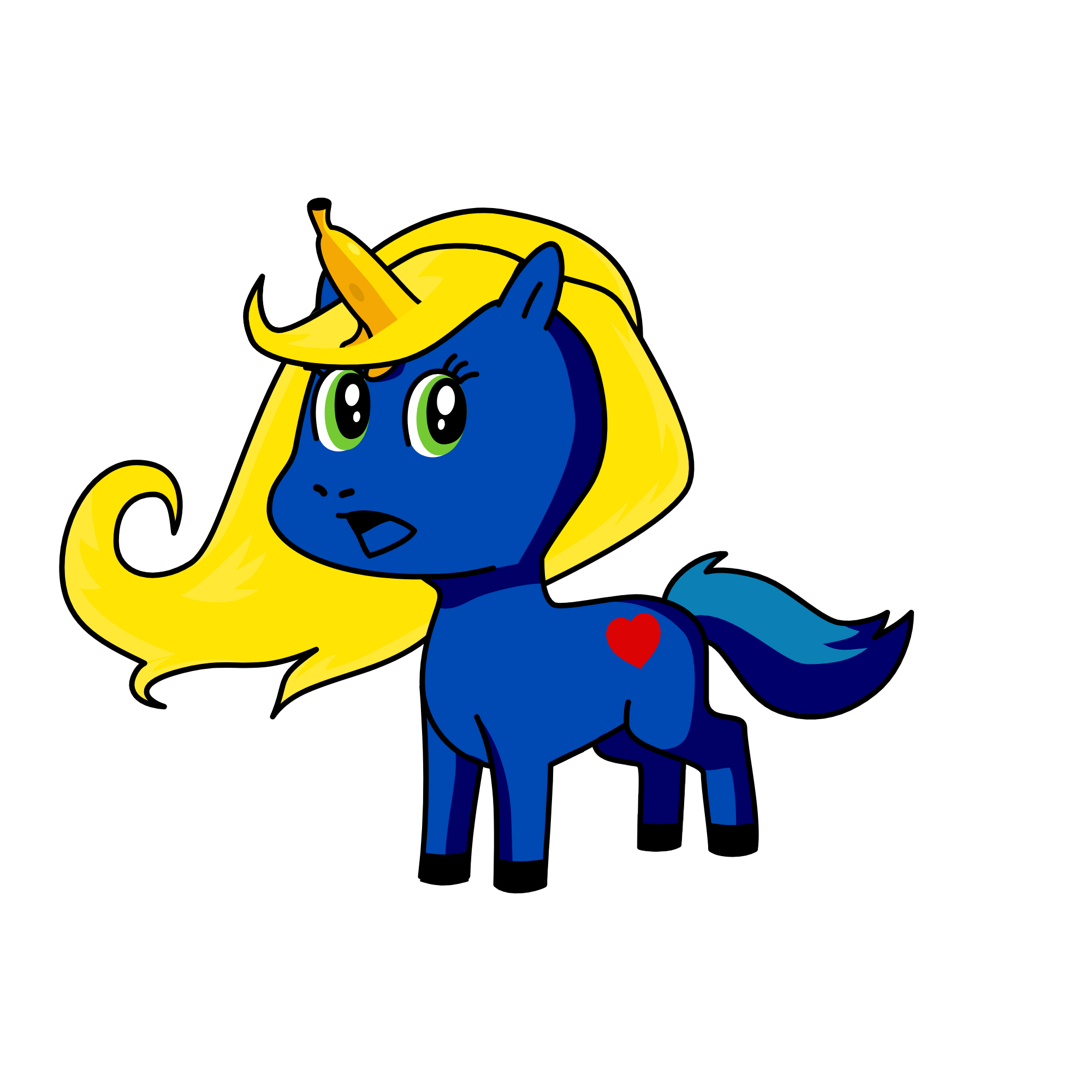 Mess, the unicorn