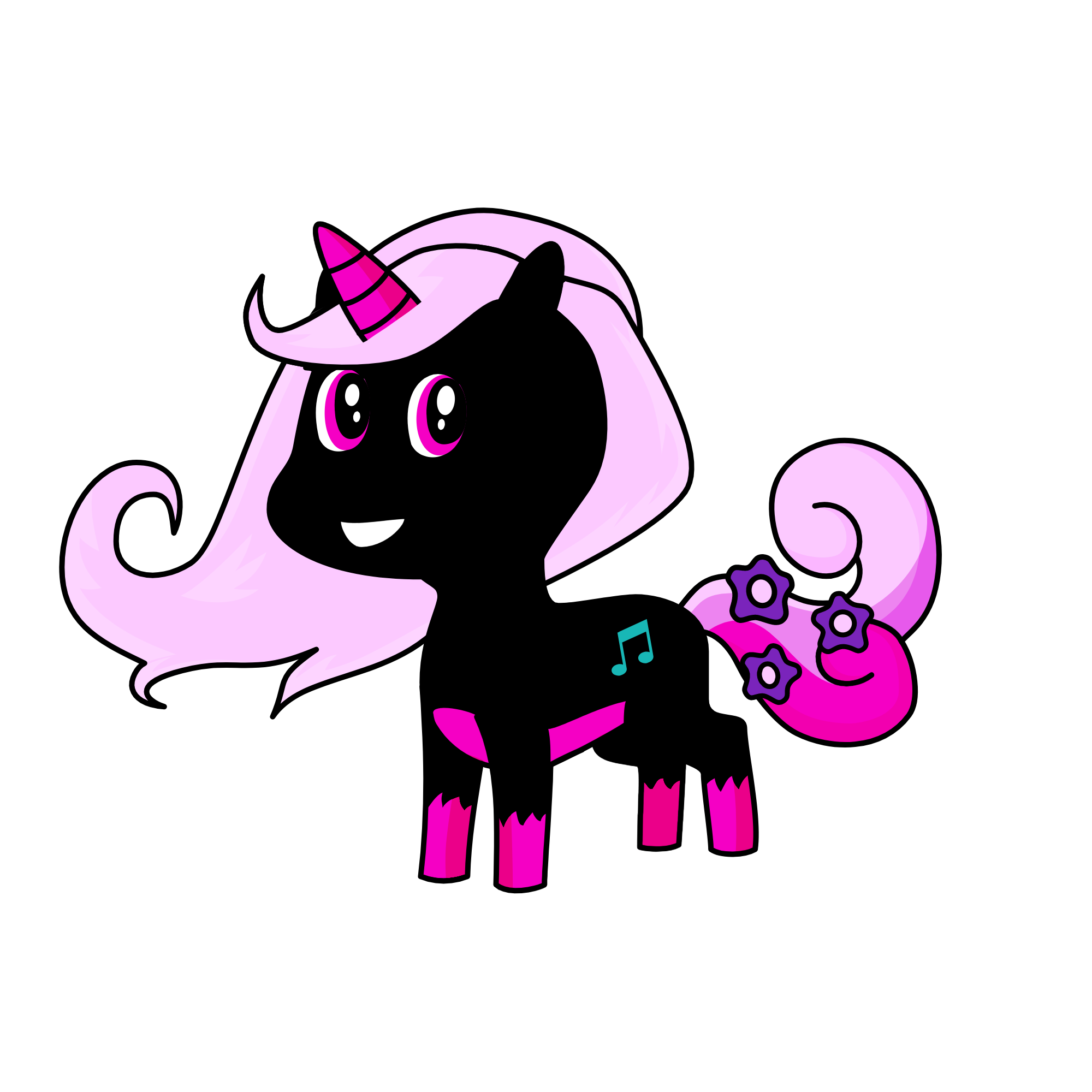Melody, the unicorn