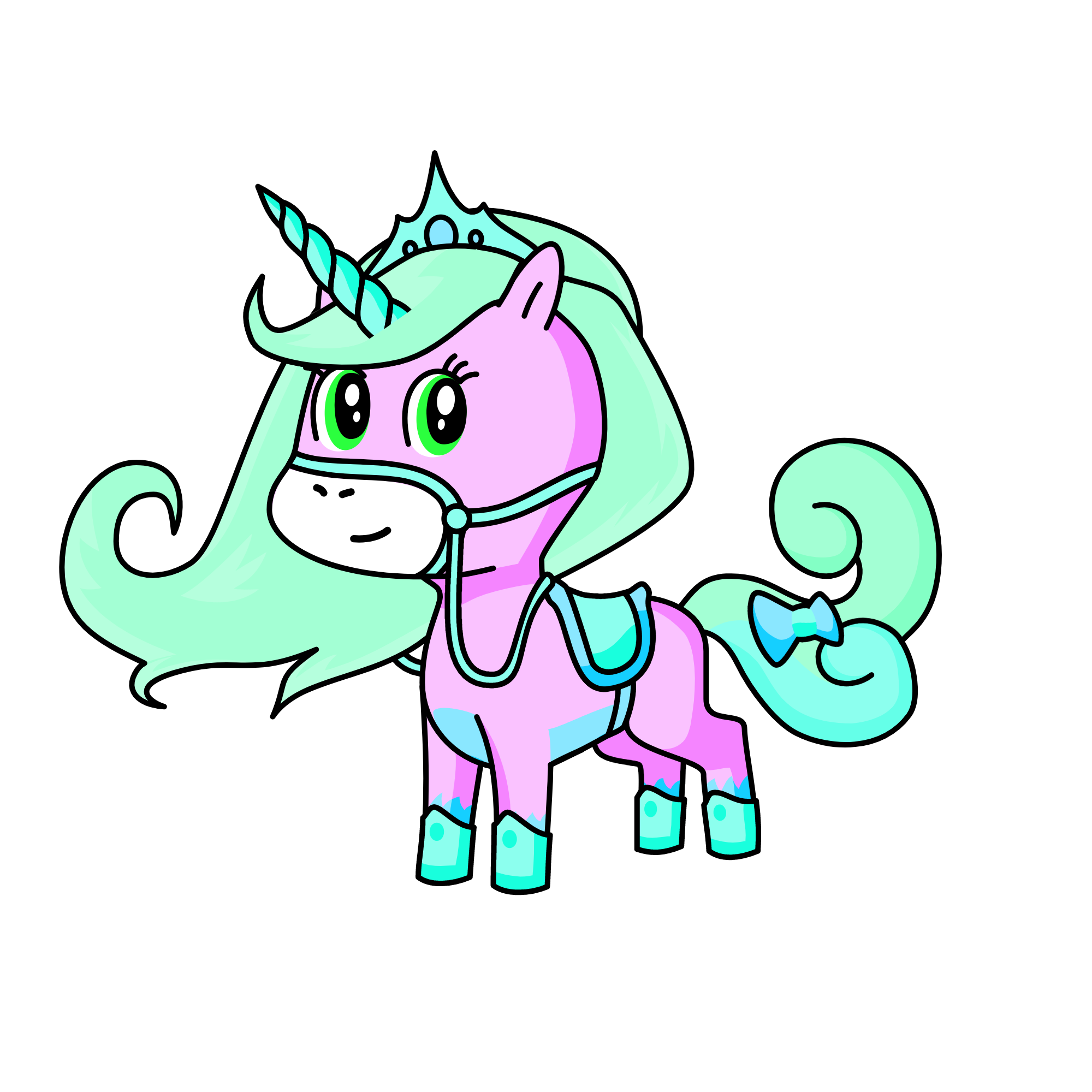 snowy, the unicorn