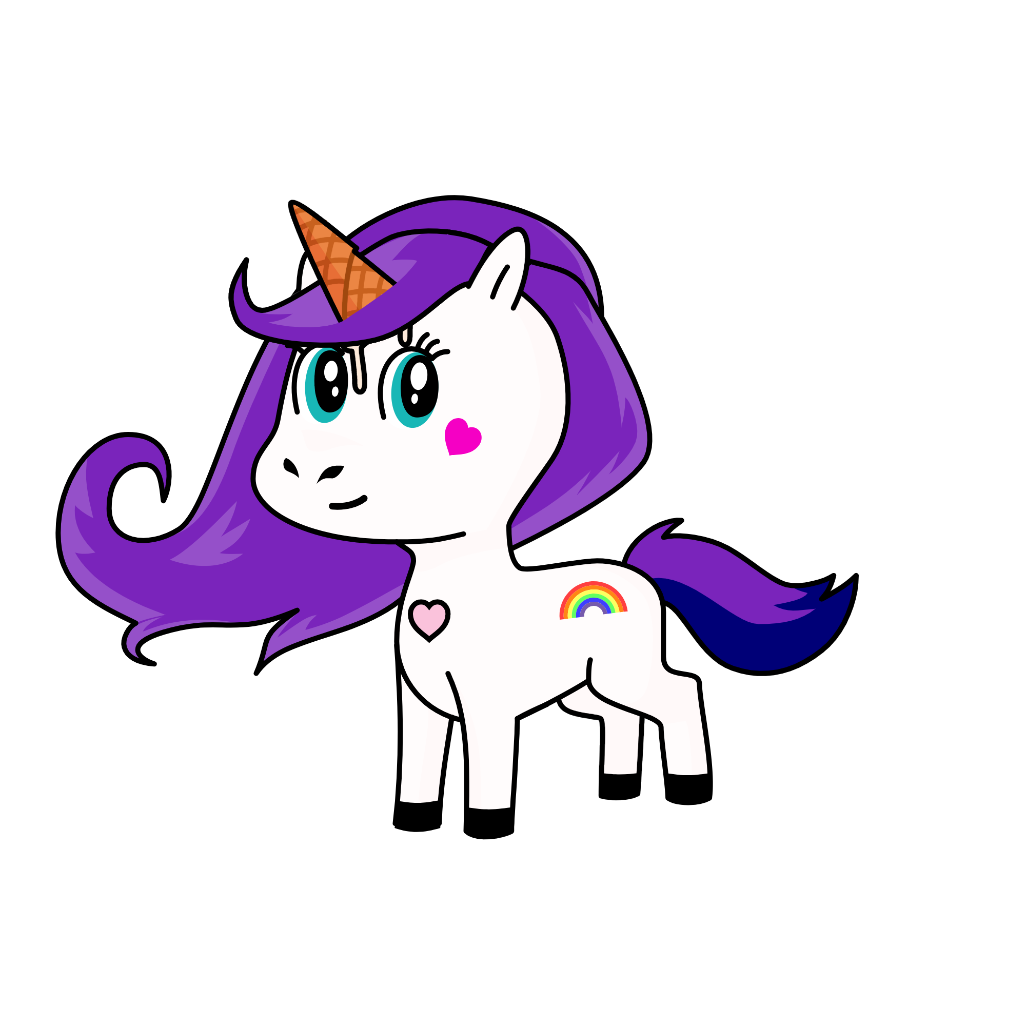 Ice cremy, the unicorn