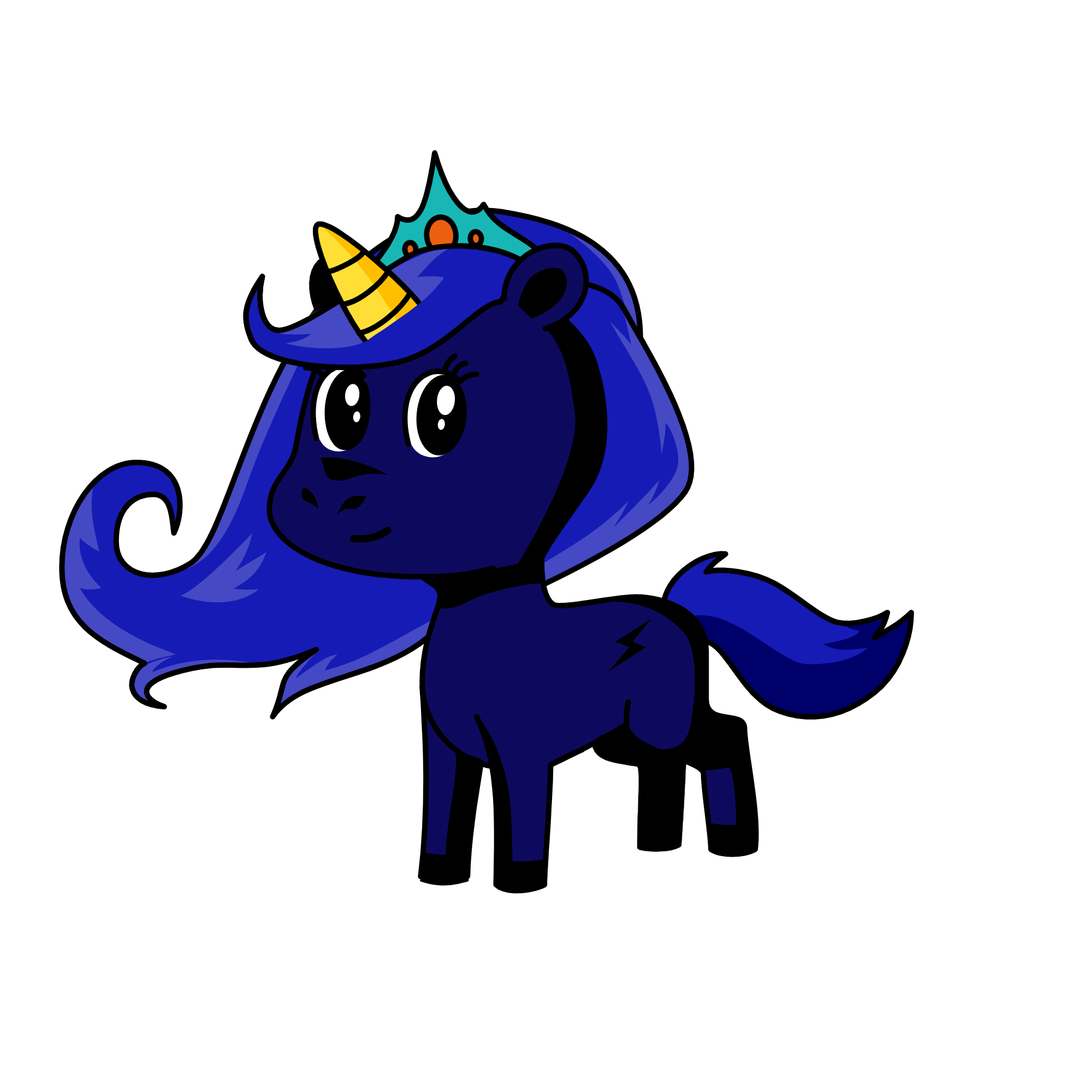 Luna, the unicorn