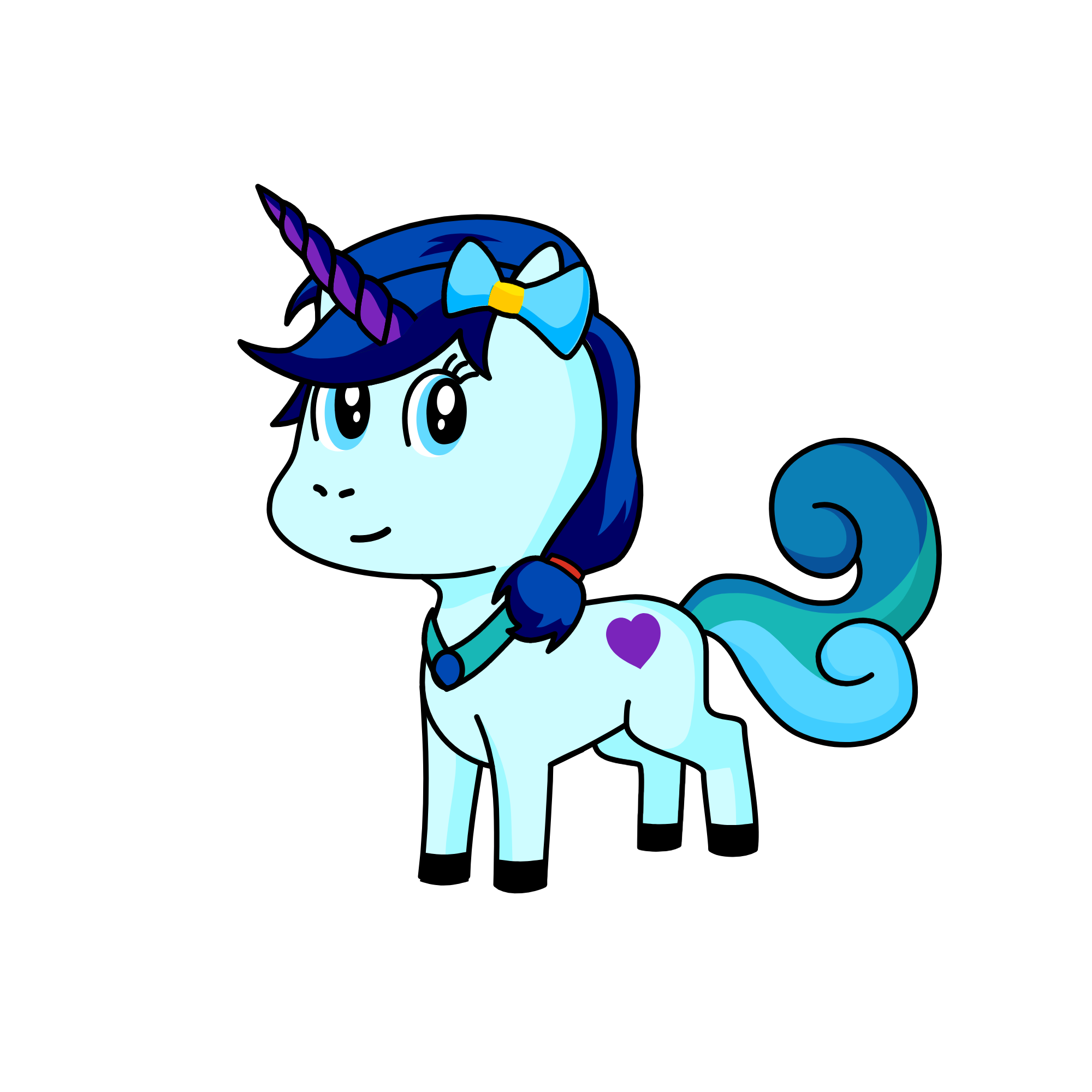 Bluebell, the unicorn
