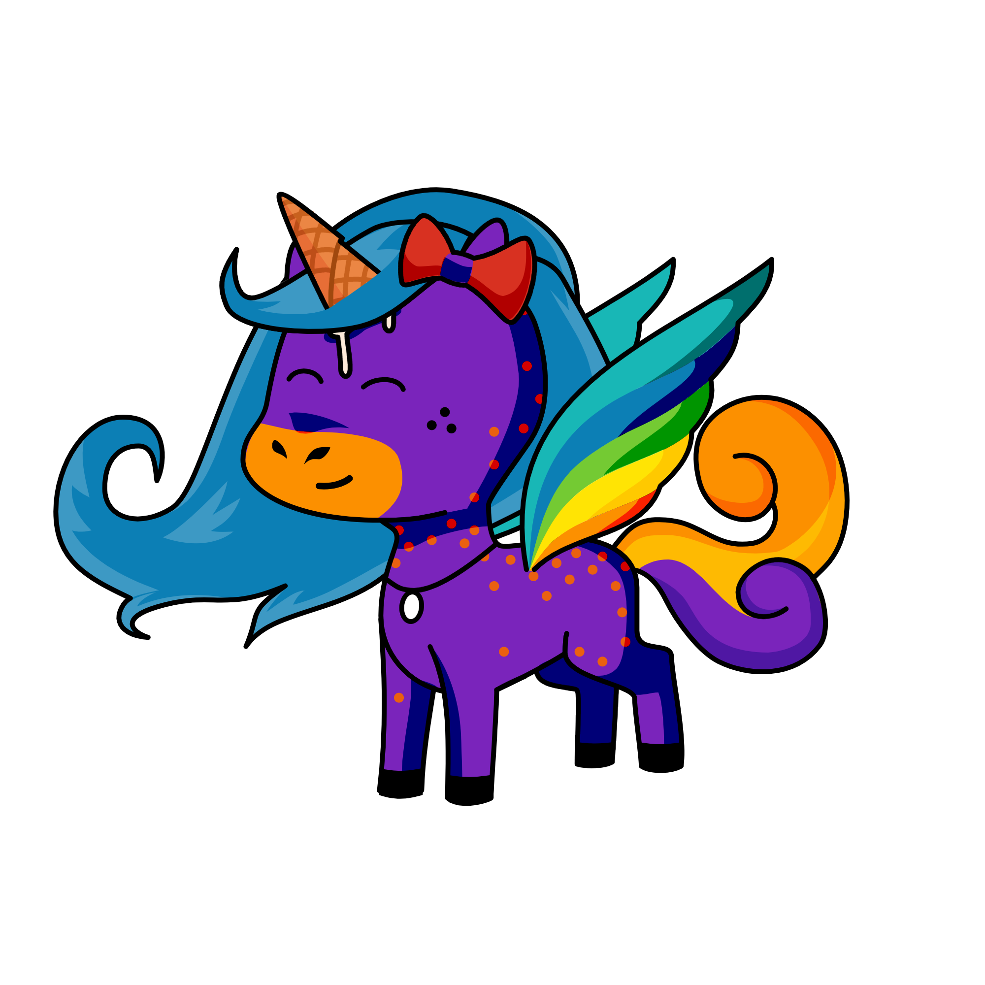 MOONSHADOw, the unicorn