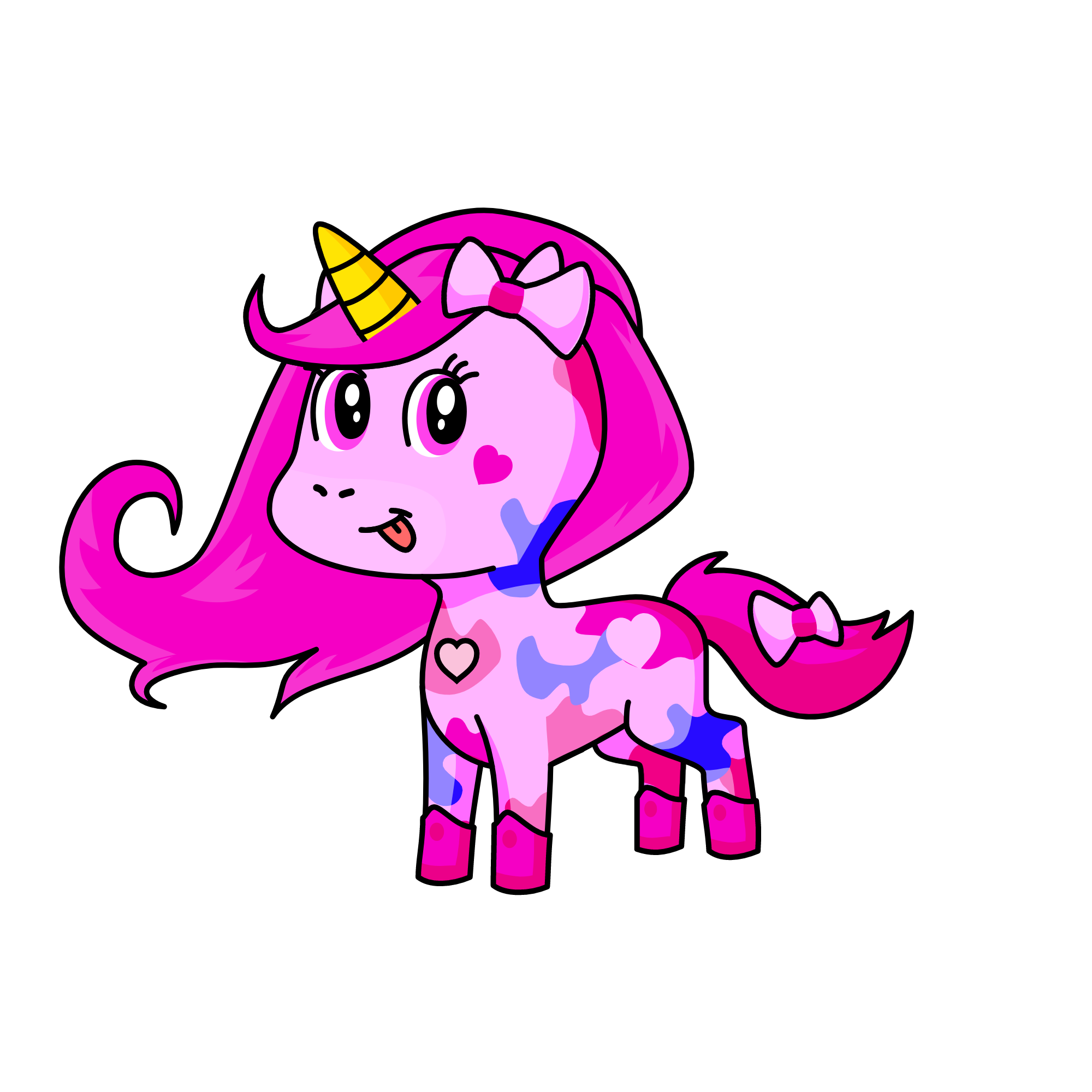 Pinkie, the unicorn