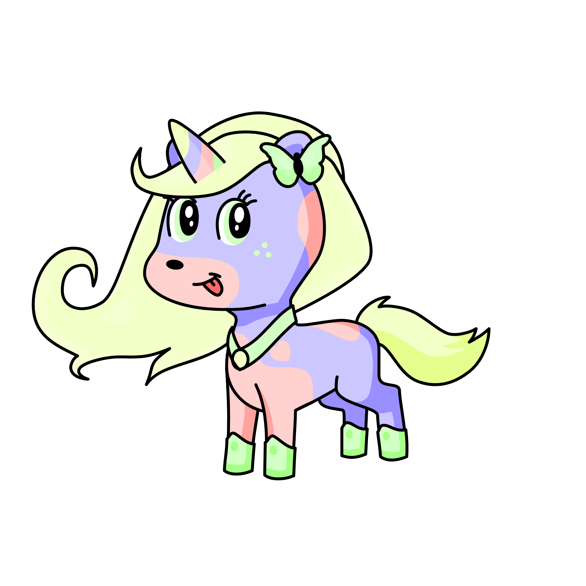 Easter, the unicorn