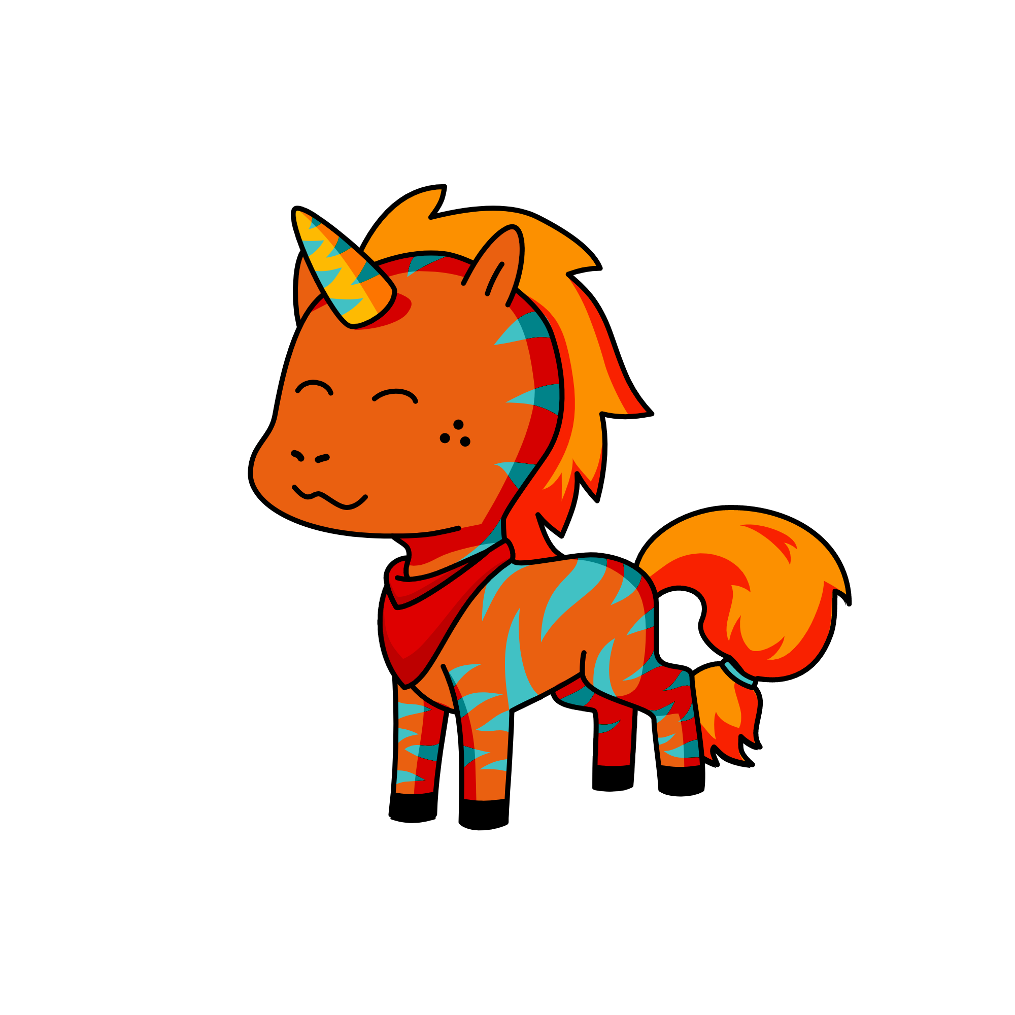 FlickerFlame, the unicorn
