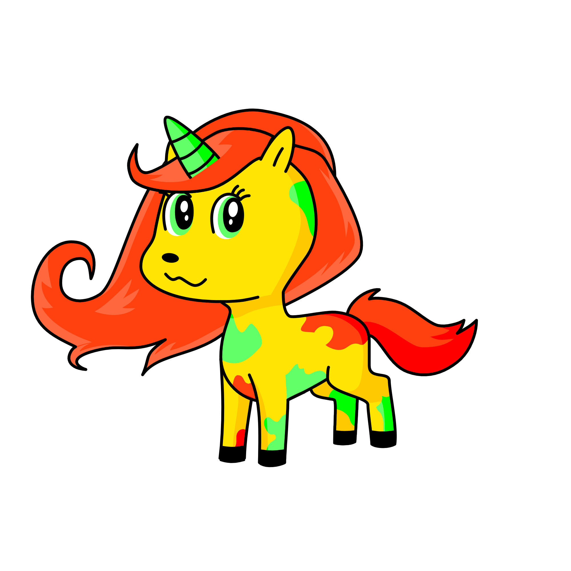 pizza, the unicorn