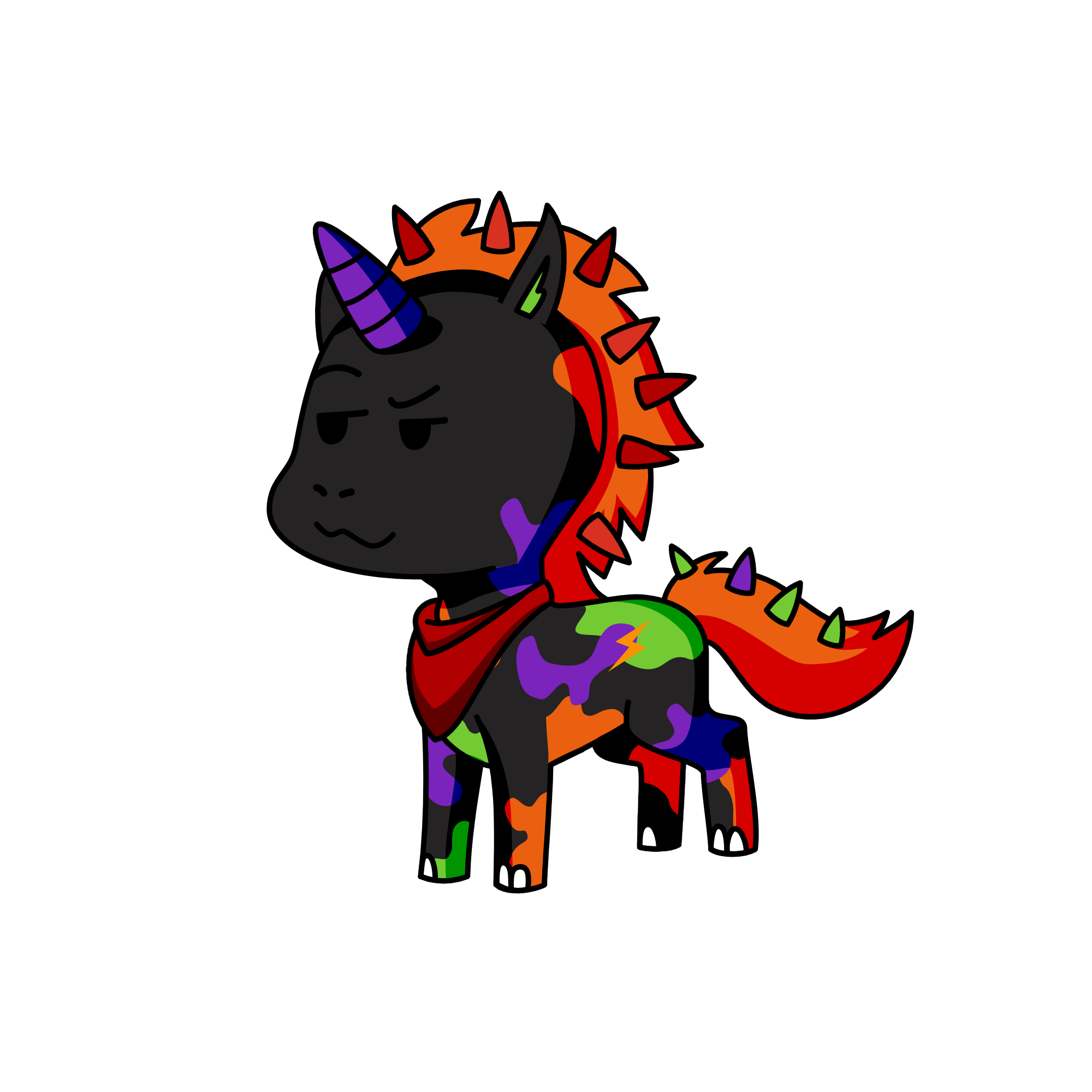 Some idiot that thinks he's cool, the unicorn