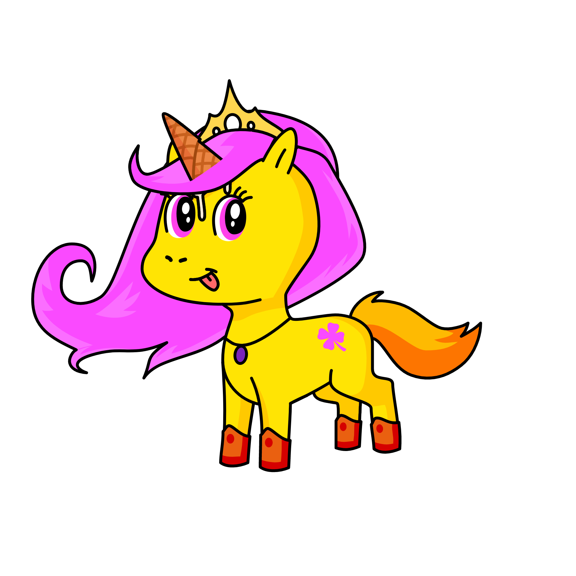 Summer Queen, the unicorn