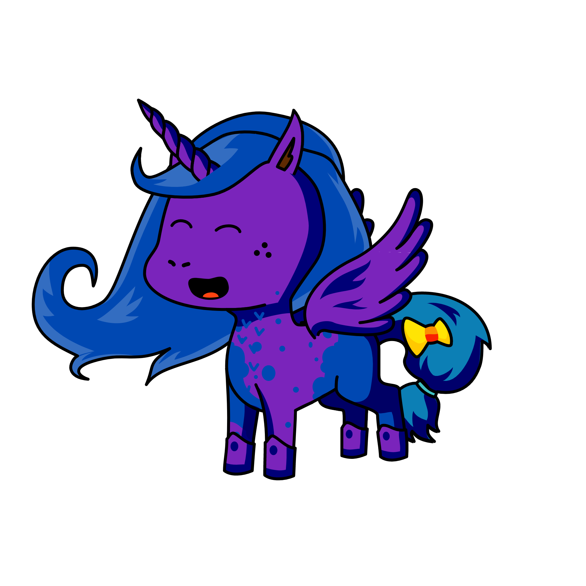 grape, the unicorn