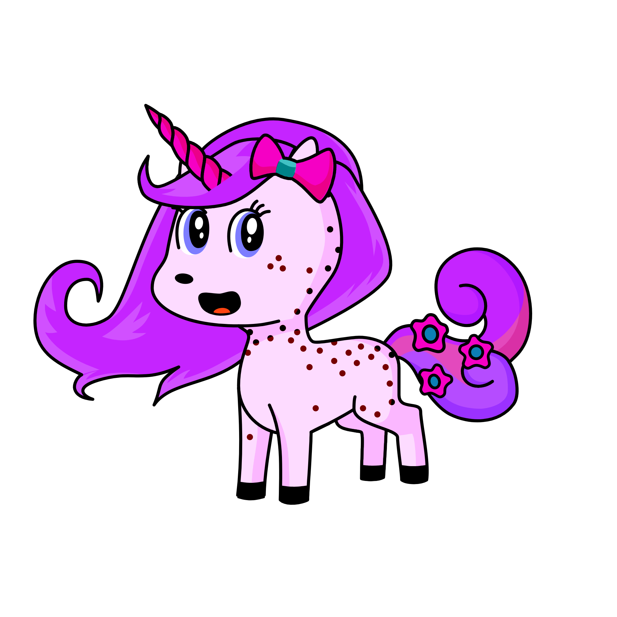 candy, the unicorn