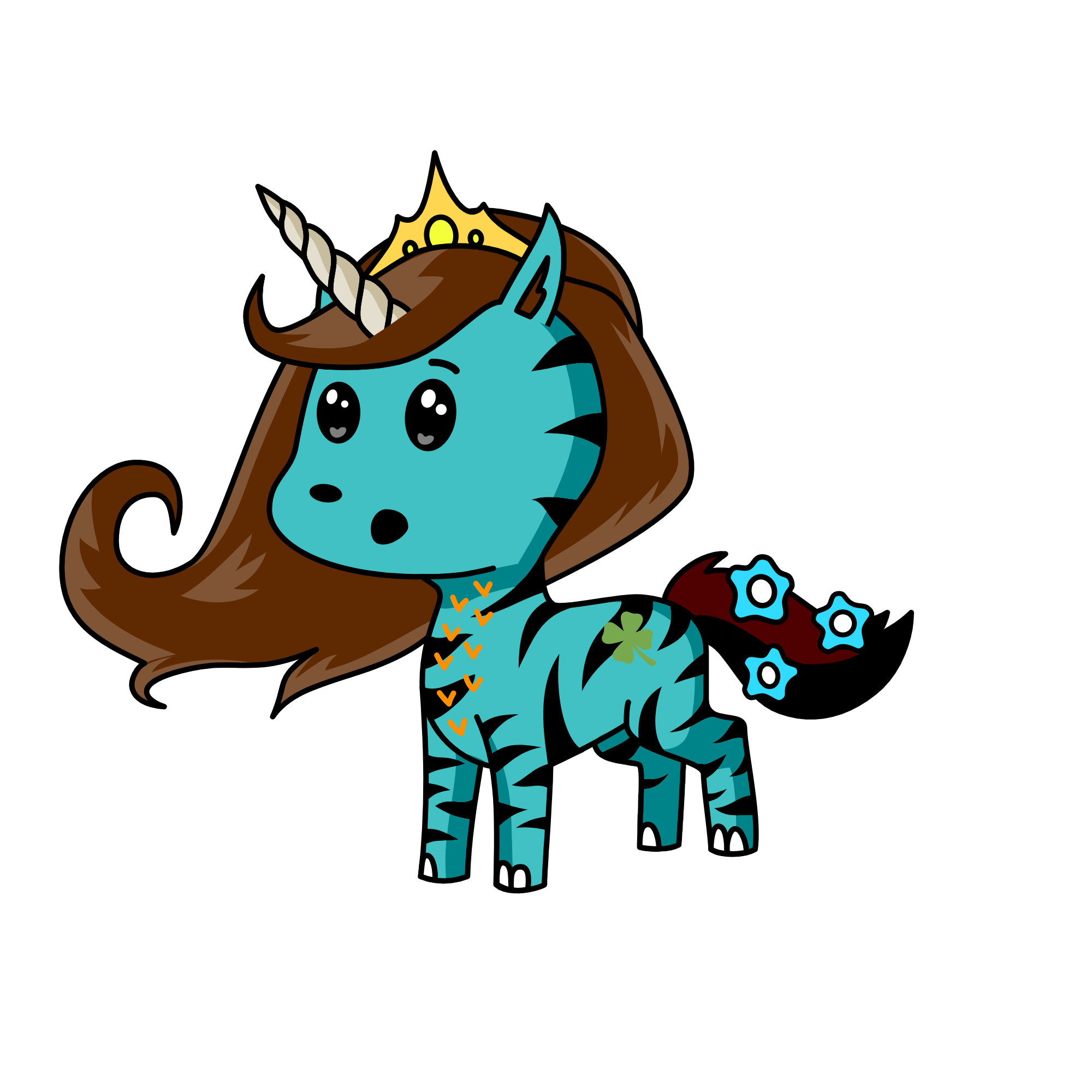 Half deer Half Royal, the unicorn